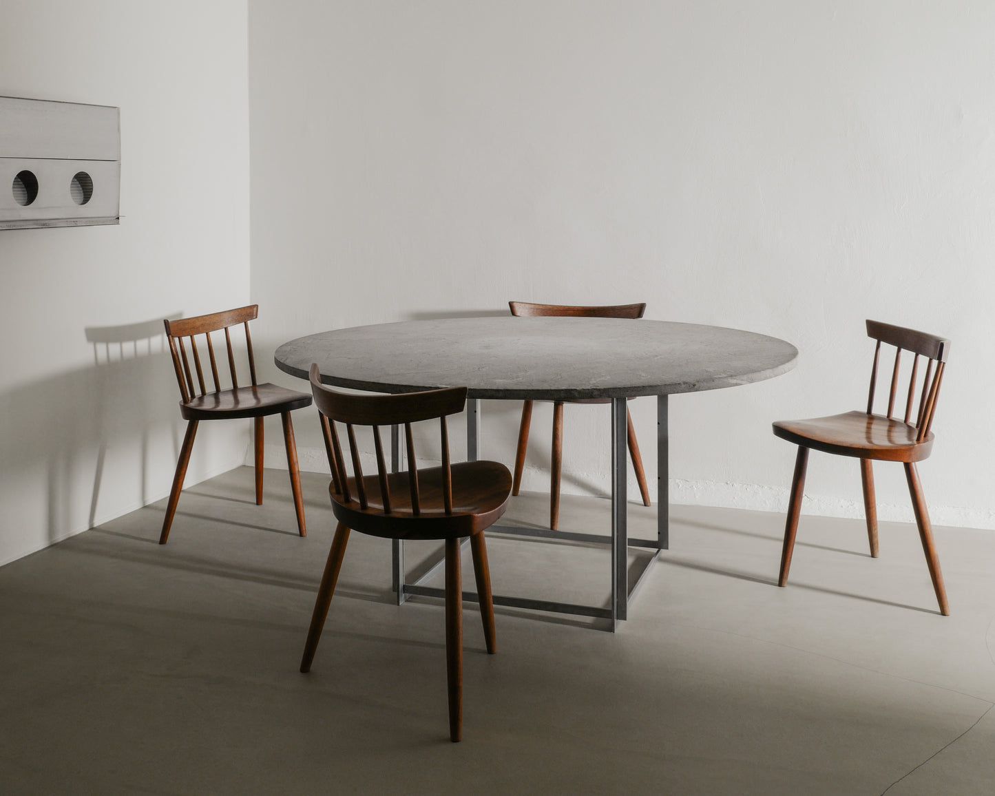 KJÆRHOLM & NAKASHIMA DINING SET, 1960s