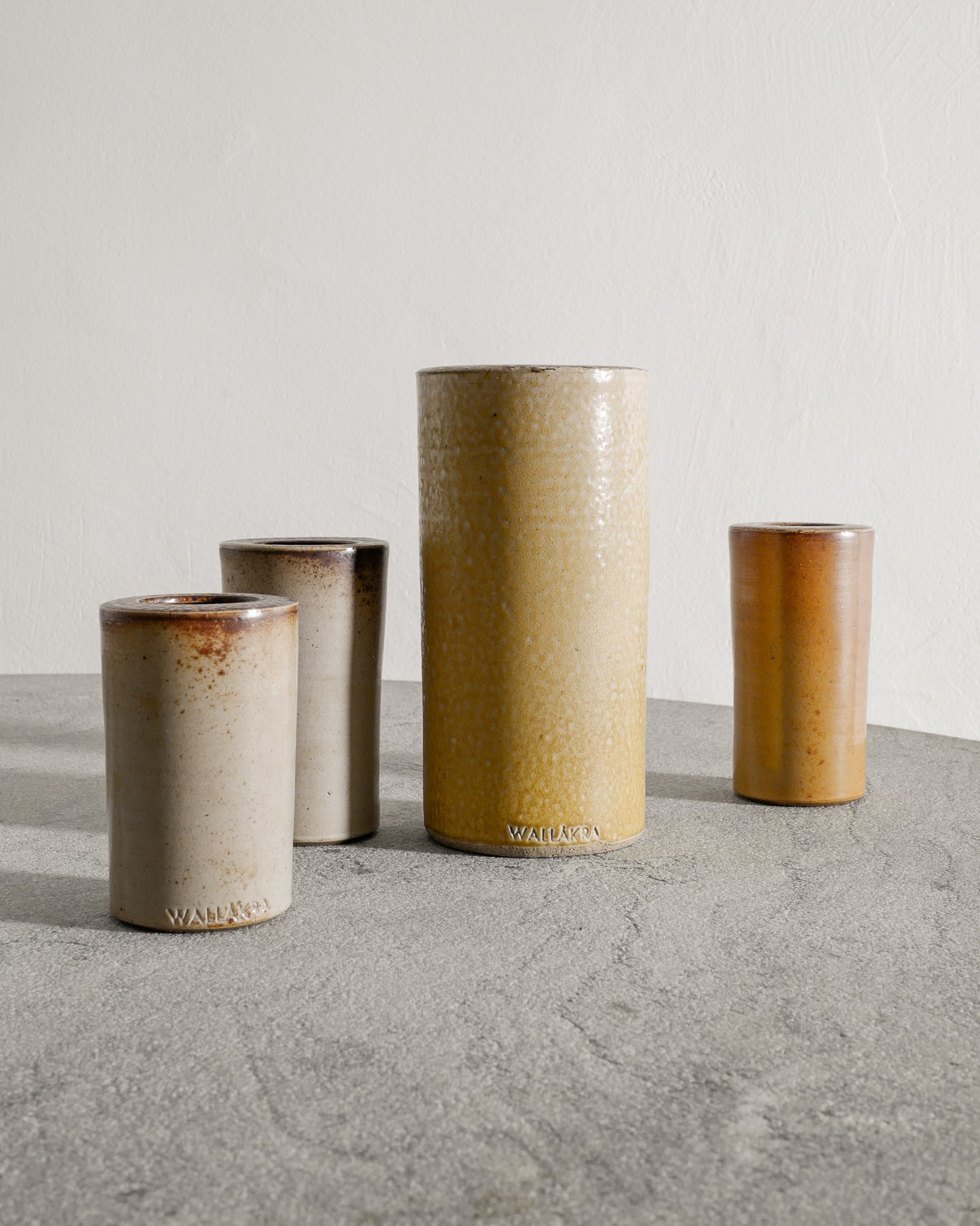 WALLÅKRA CYLINDER VASES, 1940s
