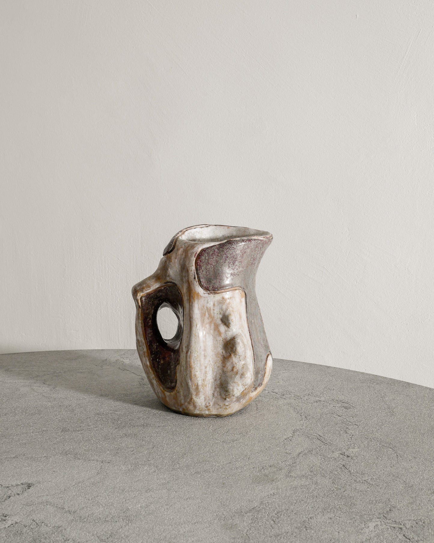 HANS HEDBERG STONEWARE PITCHER, 1950s
