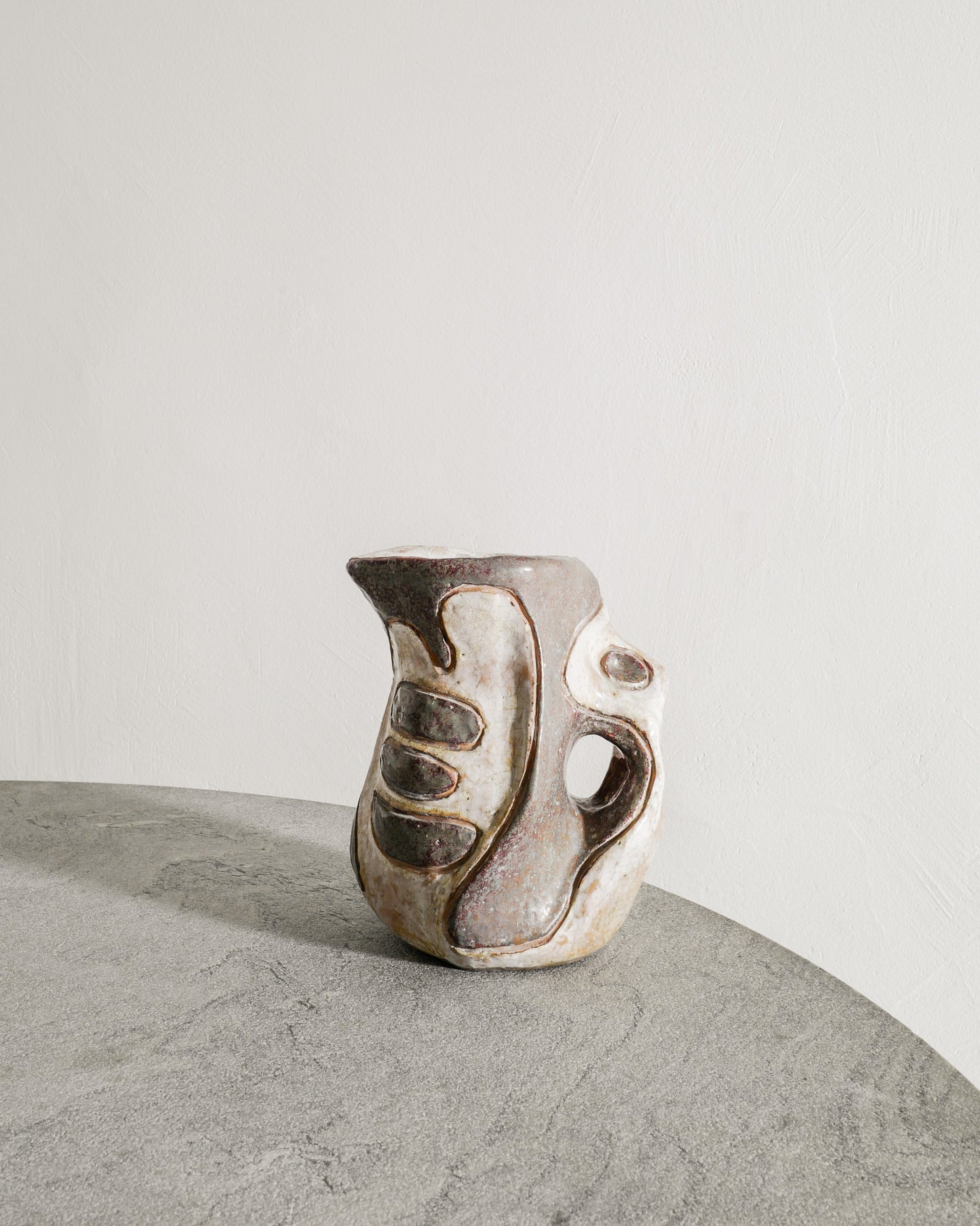 HANS HEDBERG STONEWARE PITCHER, 1950s