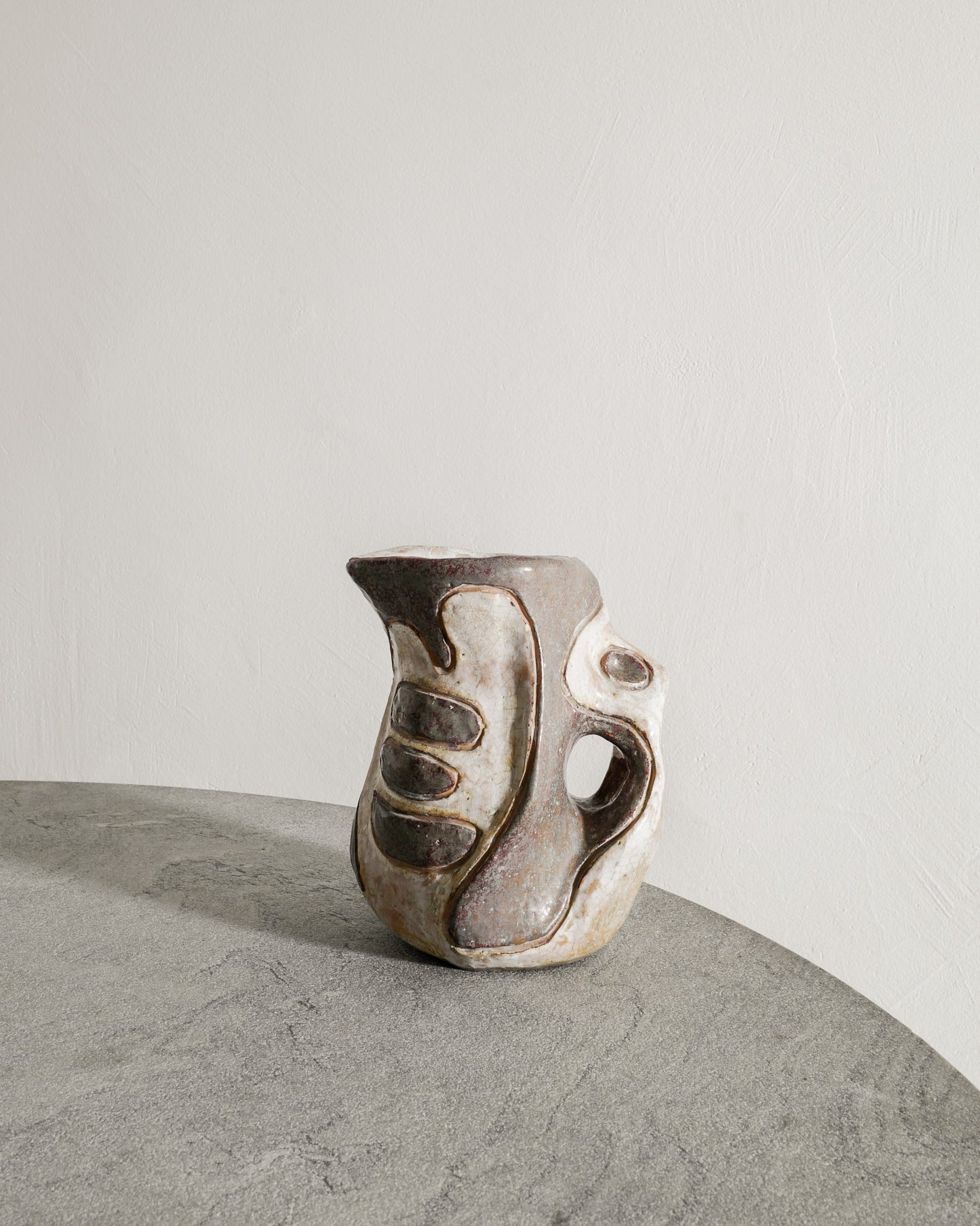 HANS HEDBERG STONEWARE PITCHER, 1950s