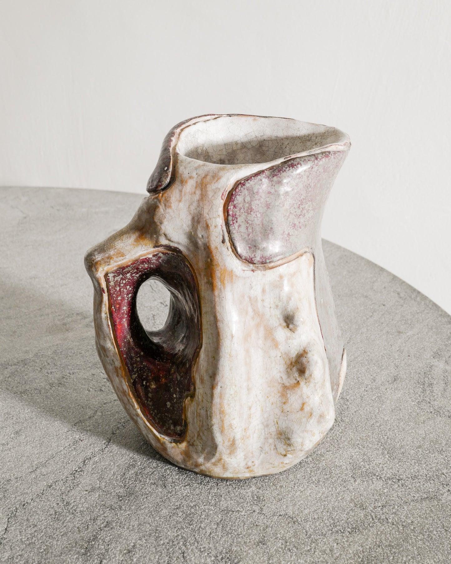 HANS HEDBERG STONEWARE PITCHER, 1950s