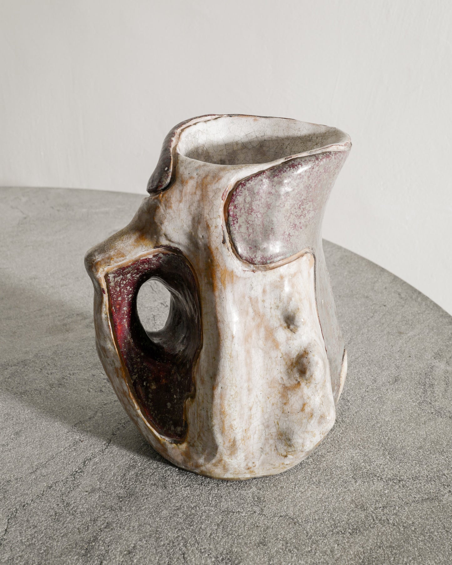 HANS HEDBERG STONEWARE PITCHER, 1950s