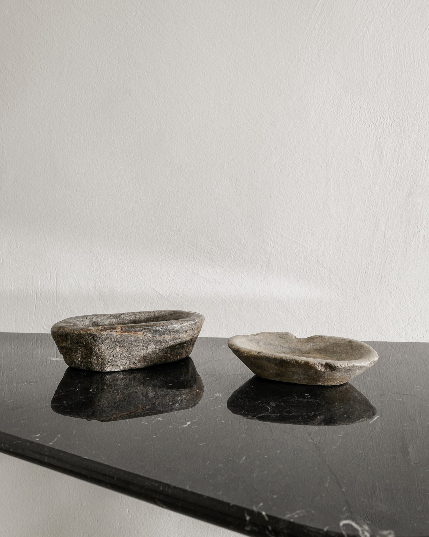 SWEDISH DECORATIVE STONE BOWLS