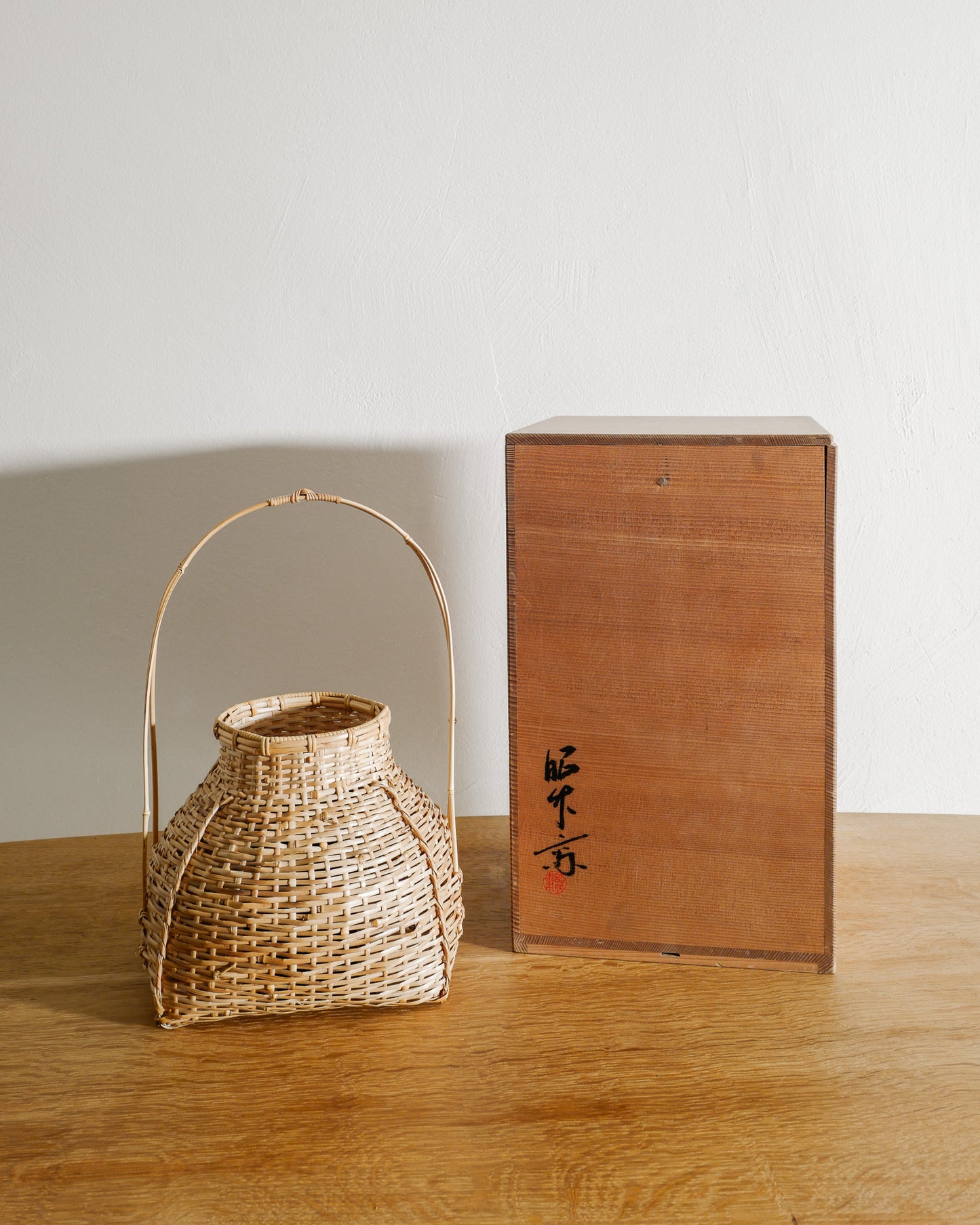 JAPANESE IKEBANA FLOWER BASKET, 1960s