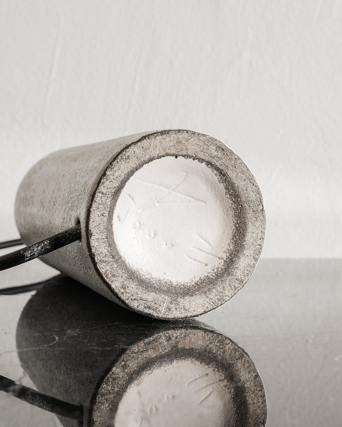 GEORGES JOUVE CERAMIC LAMP, 1950s