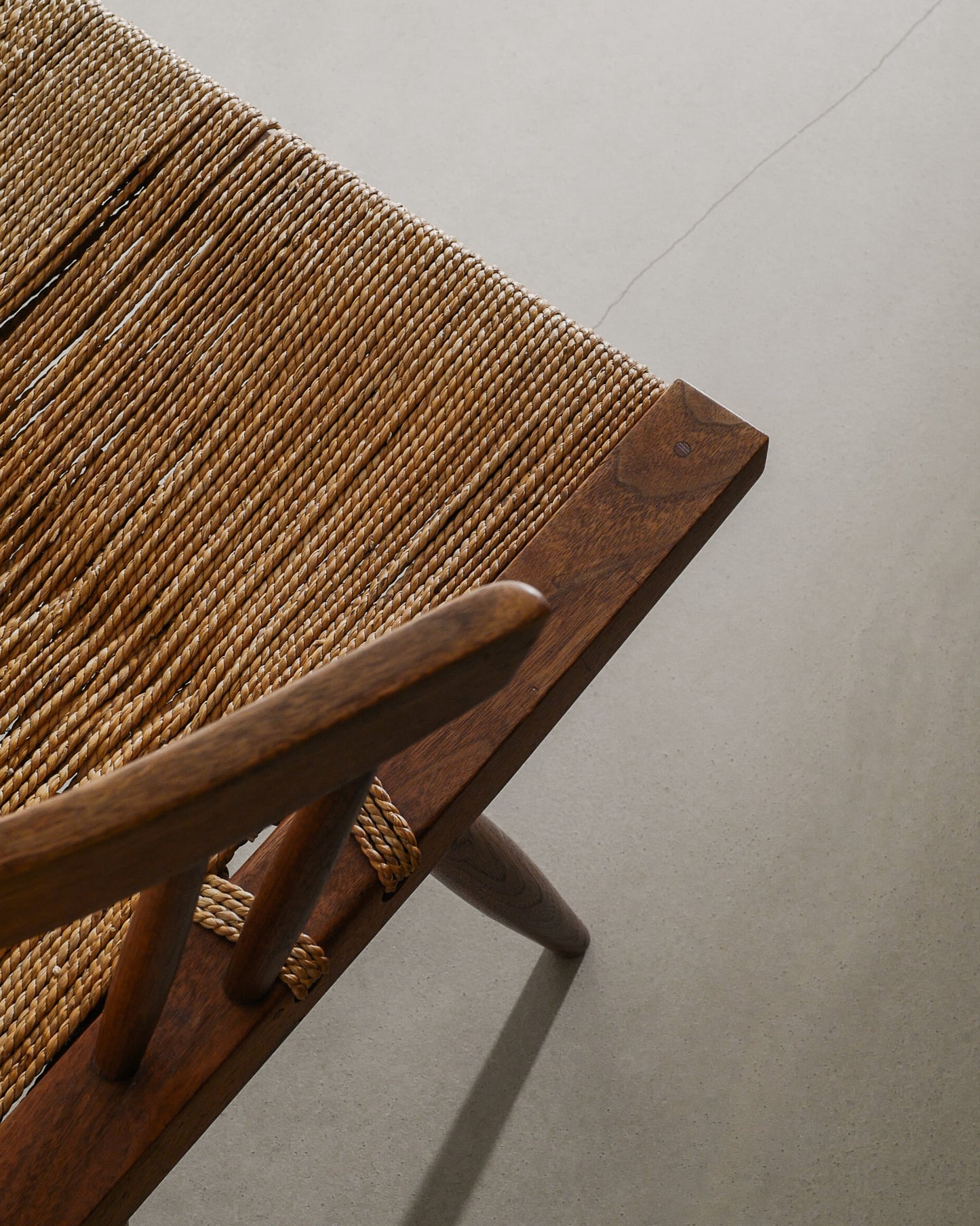 GEORGE NAKASHIMA GRASS CHAIR, 1960s