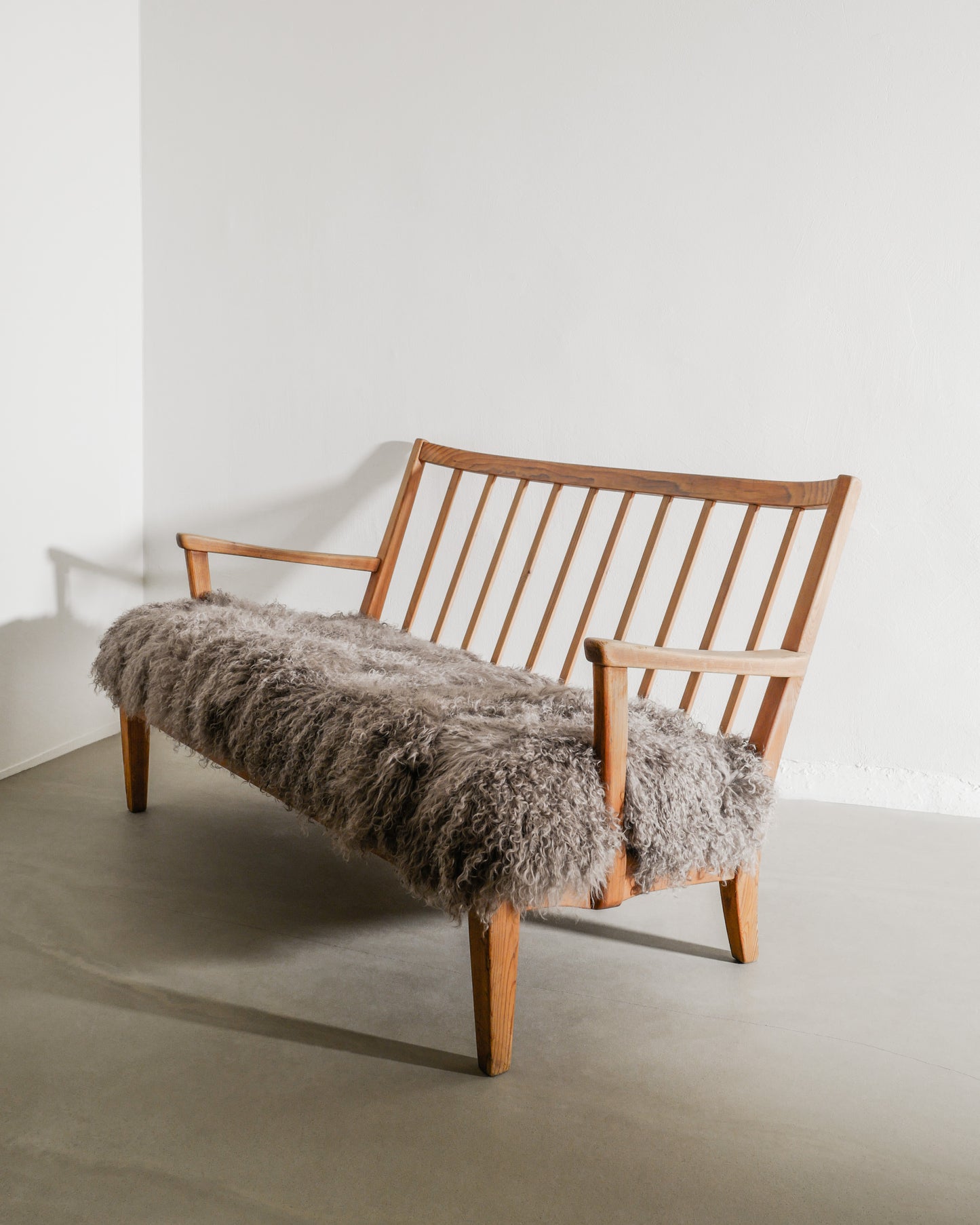 CARL MALMSTEN PINE SOFA, 1940s