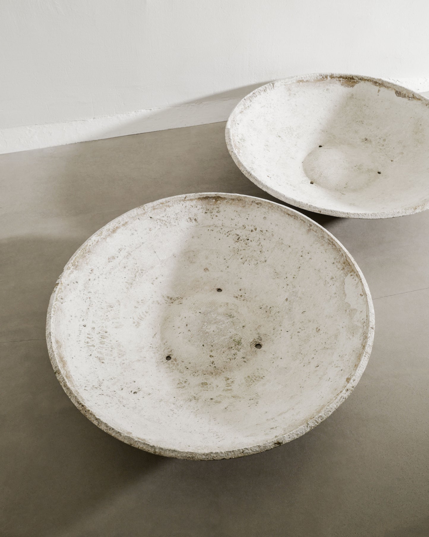 OVERSIZED WILLY GUHL LOW PLANTERS, 1950s