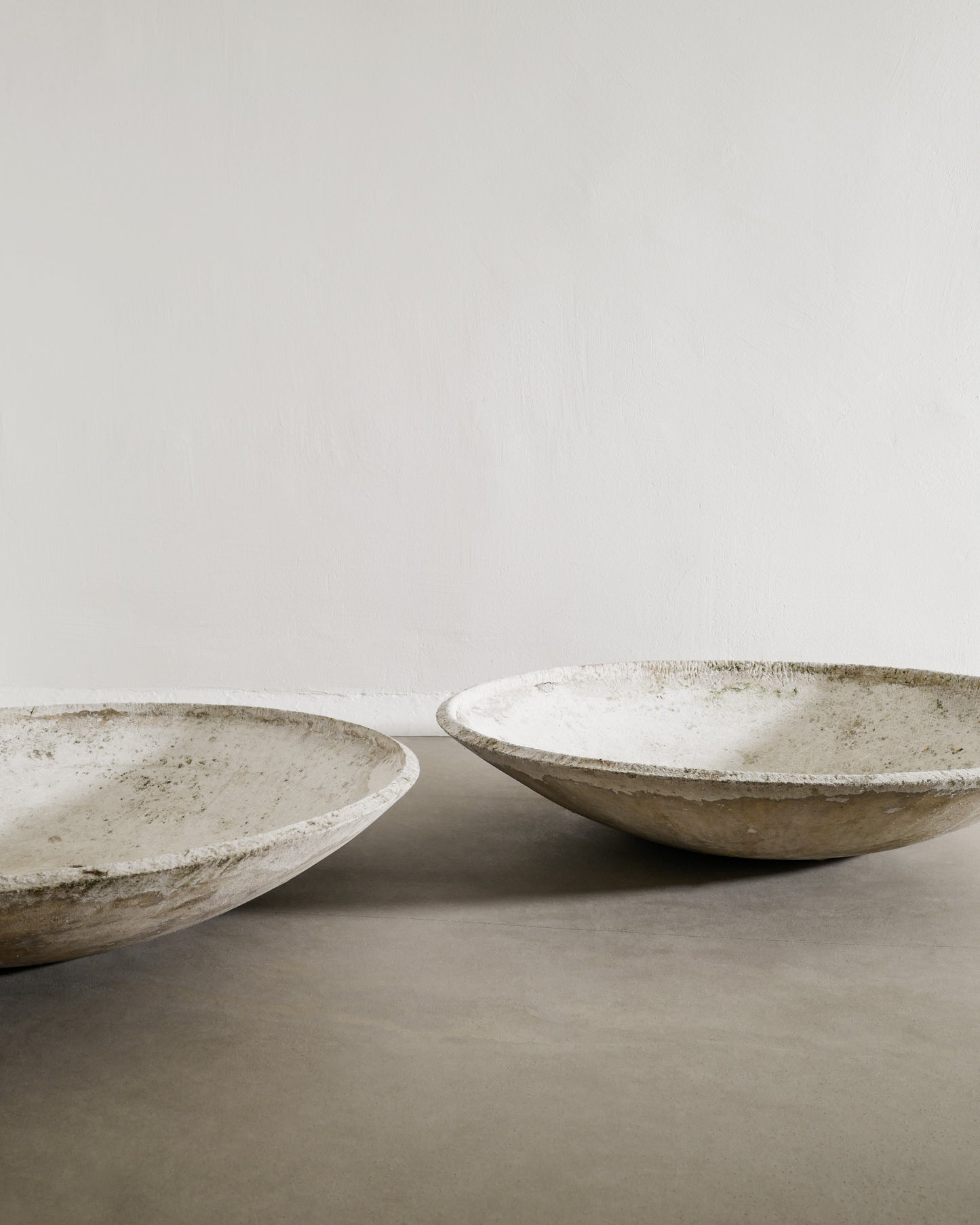 OVERSIZED WILLY GUHL LOW PLANTERS, 1950s