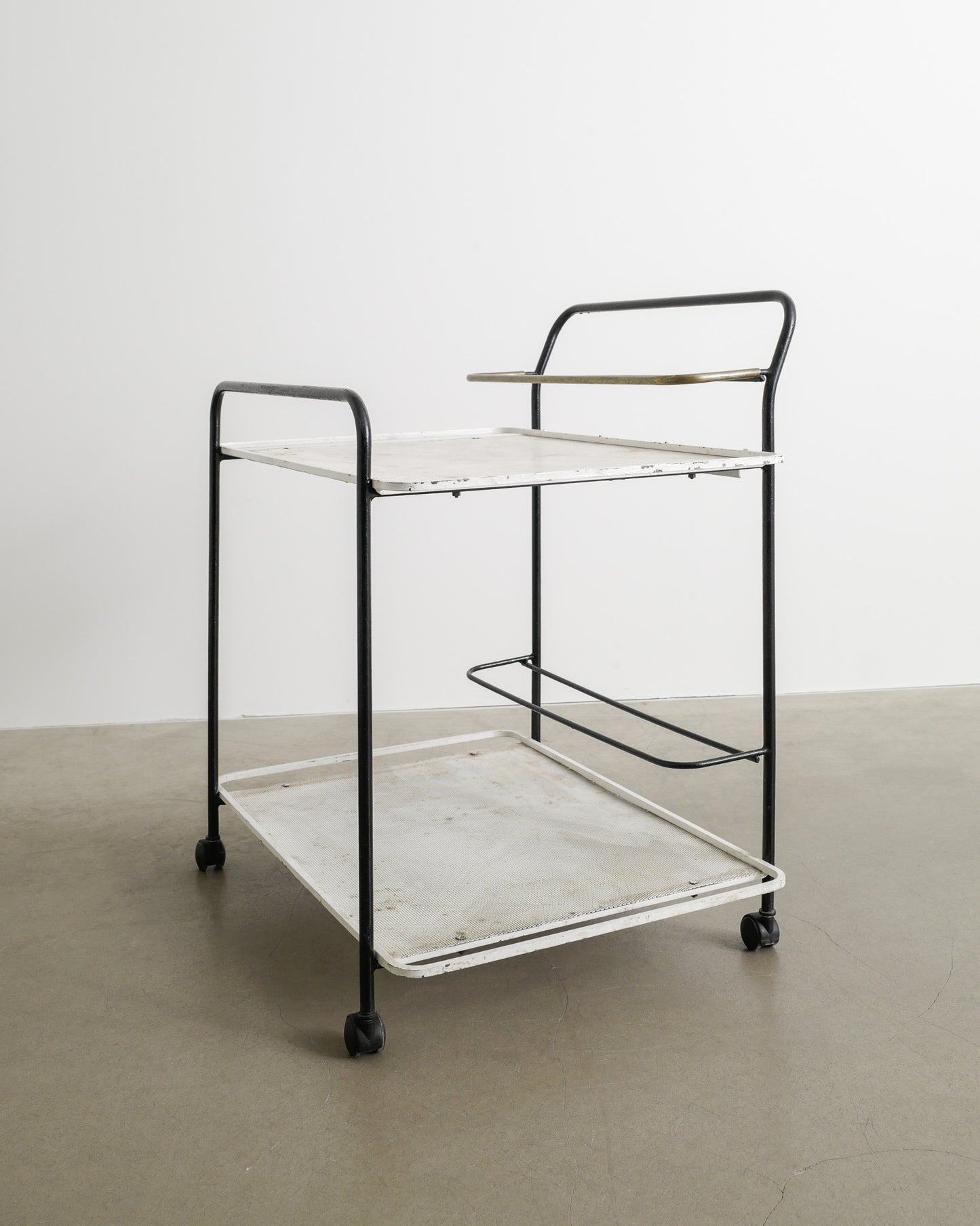MATHIEU MATÉGOT SERVING TROLLEY, 1950s