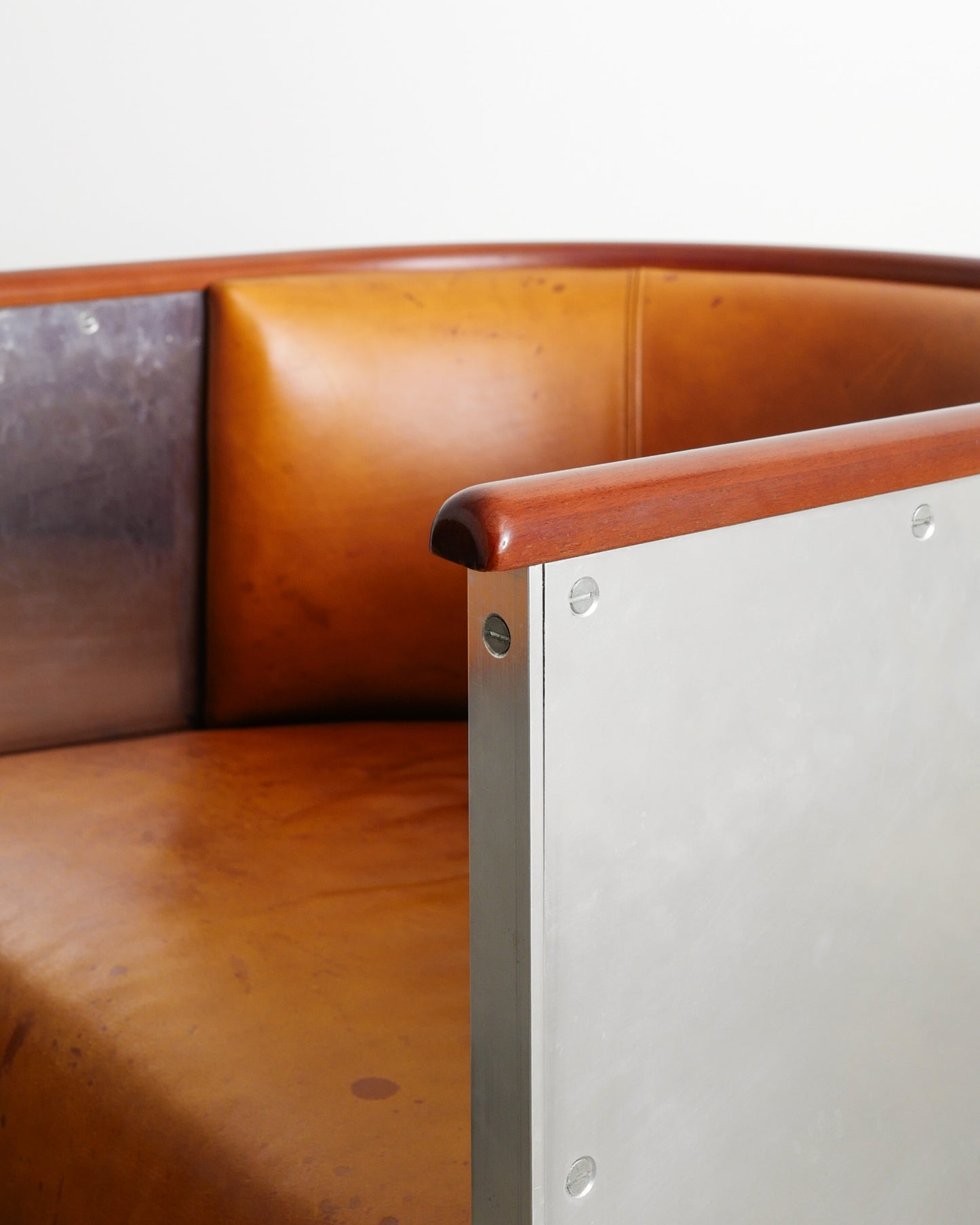 MATS THESELIUS ALUMINUM ARMCHAIRS