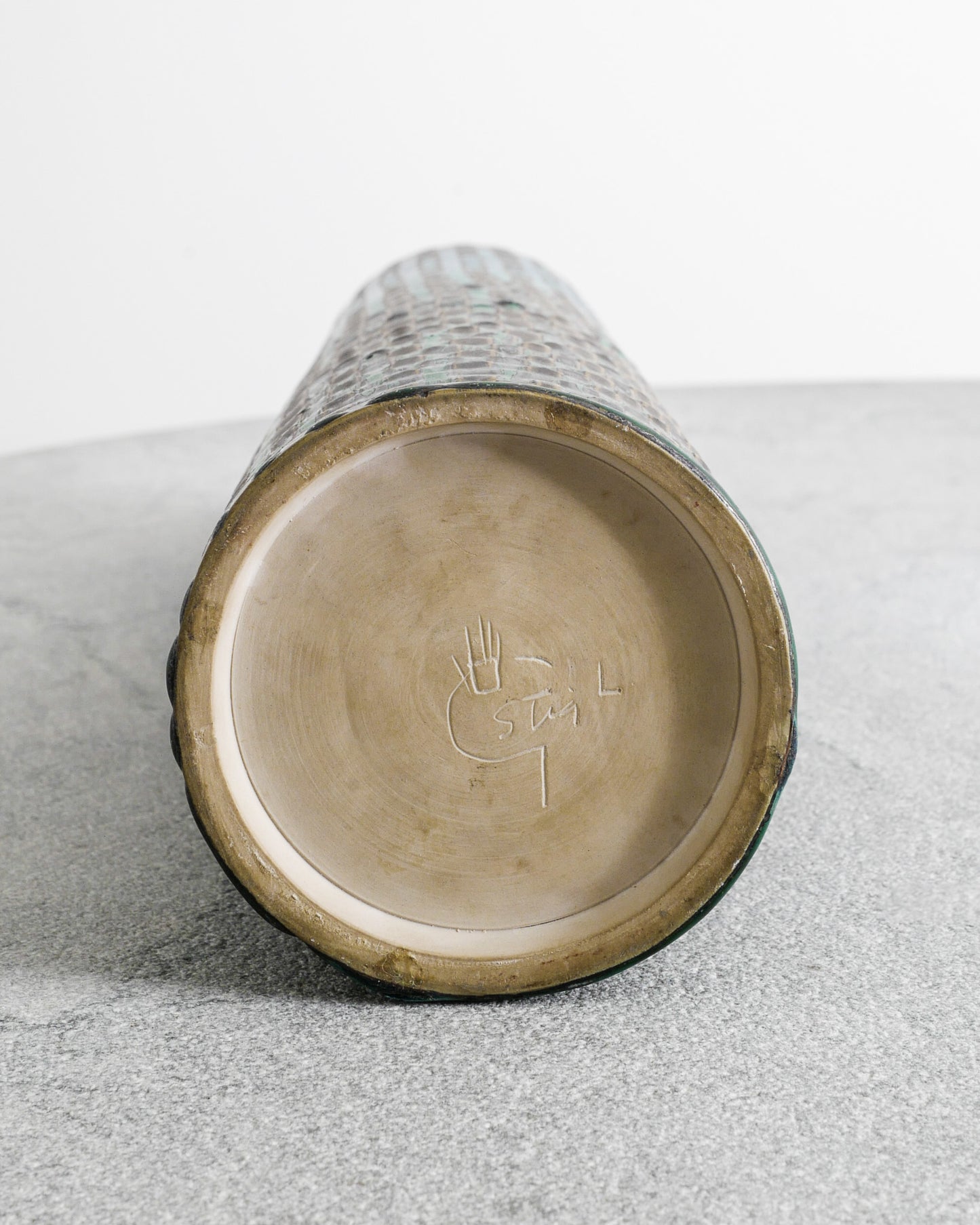 STIG LINDBERG CYLINDER VASE, 1950s