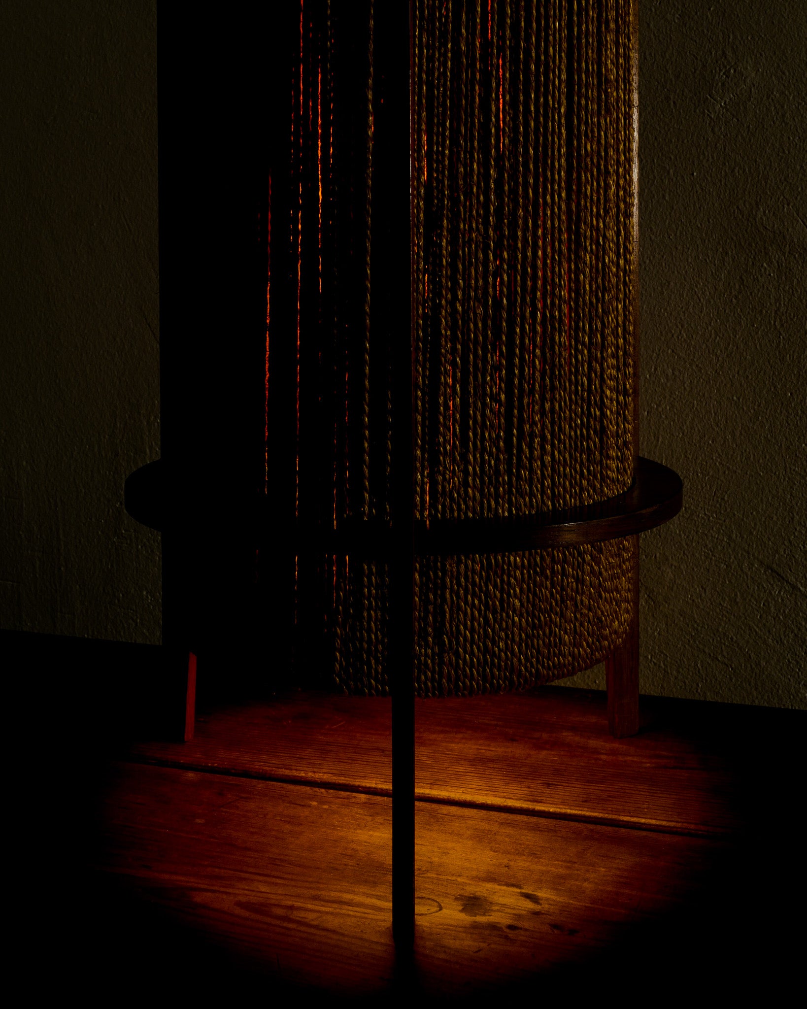IB FABIANSEN TEAK LAMP, 1950s