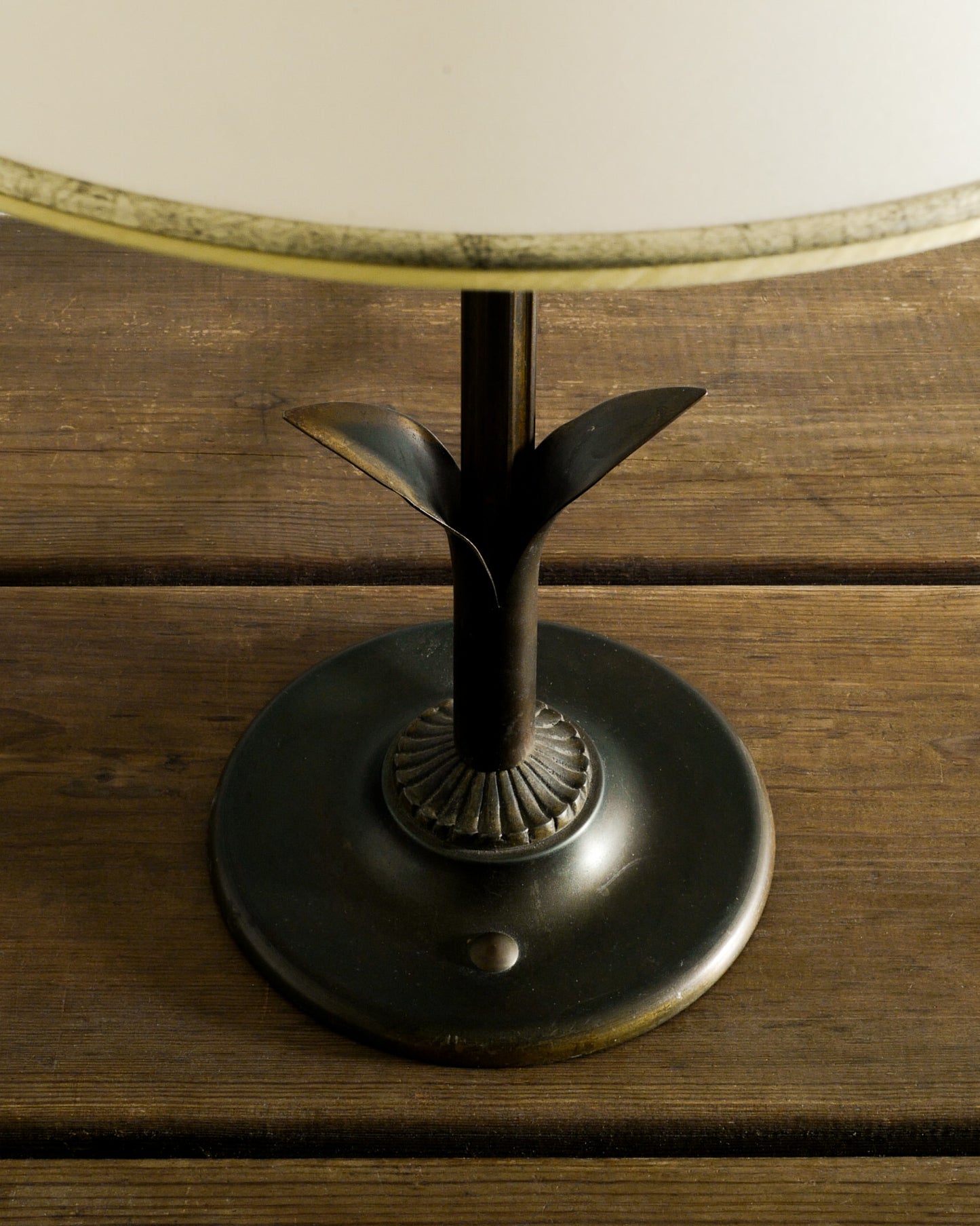 DANISH ART DÉCO BRONZE LAMP, 1930s