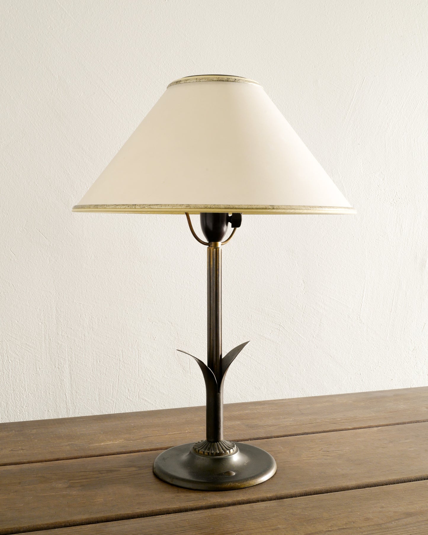 DANISH ART DÉCO BRONZE LAMP, 1930s