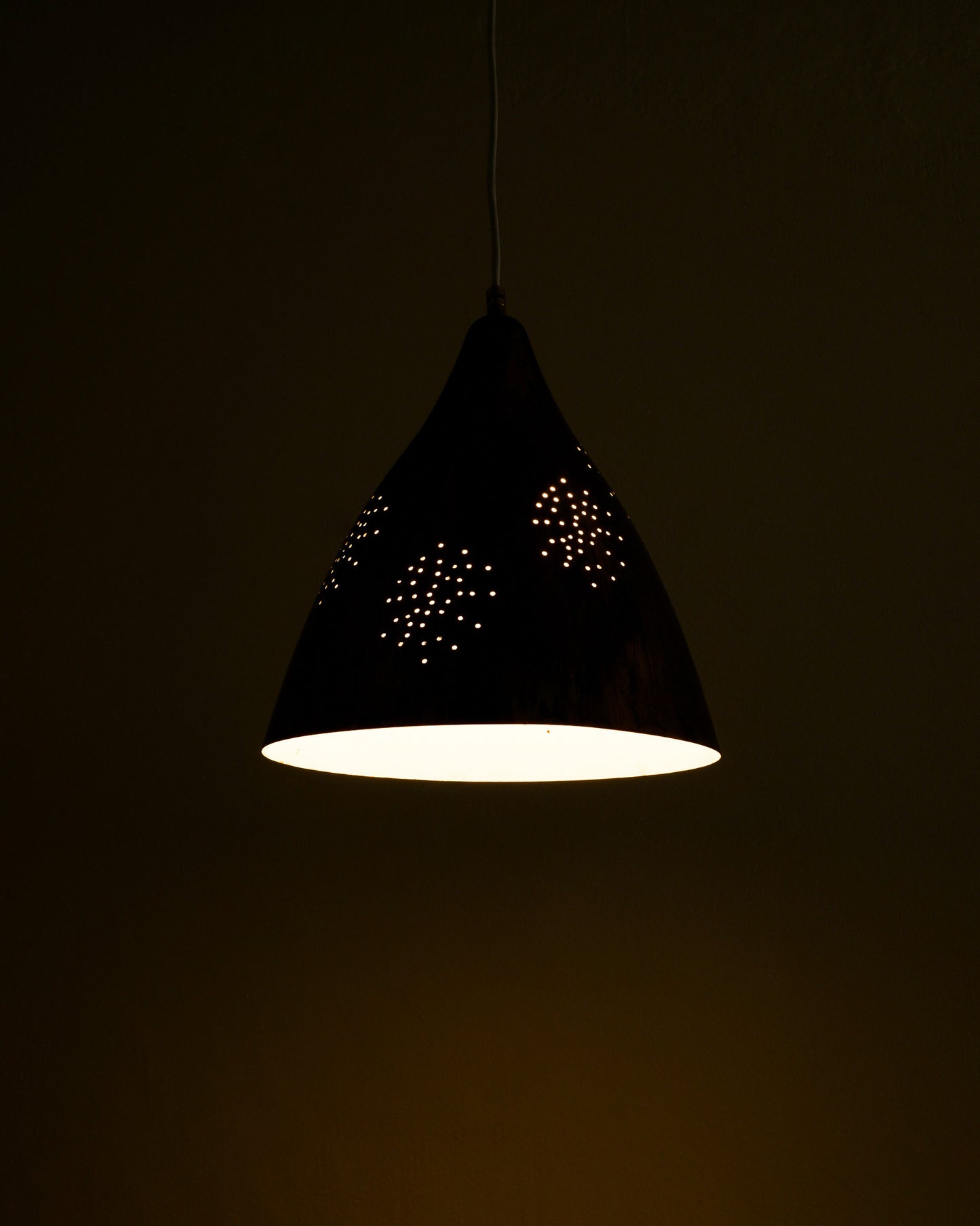 LISA JOHANSSON-PAPÉ BRASS PENDANT, 1940s