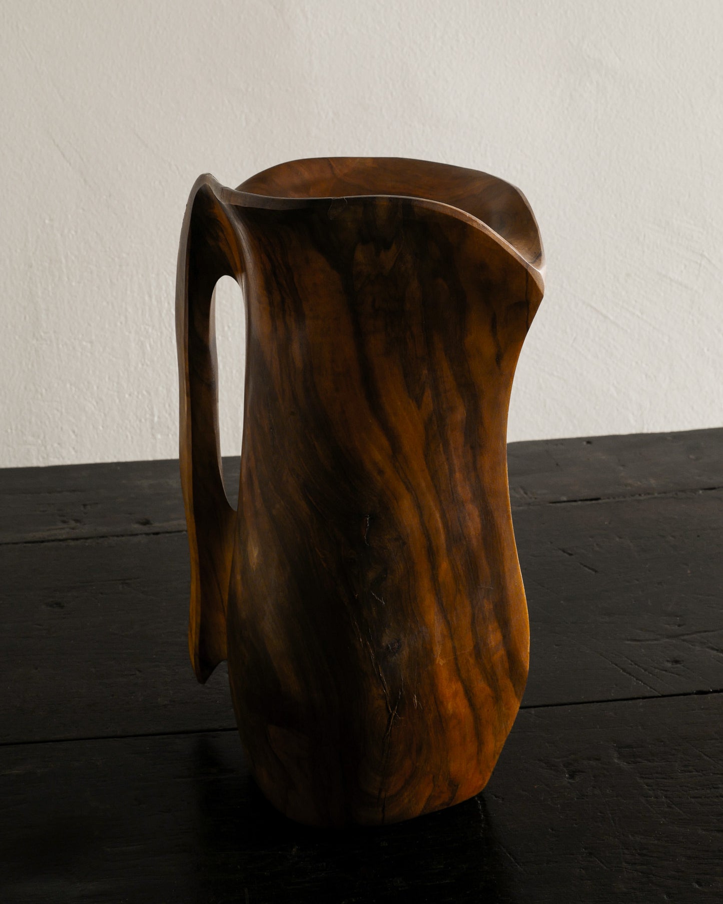FRENCH WOODEN PITCHER, 1960s