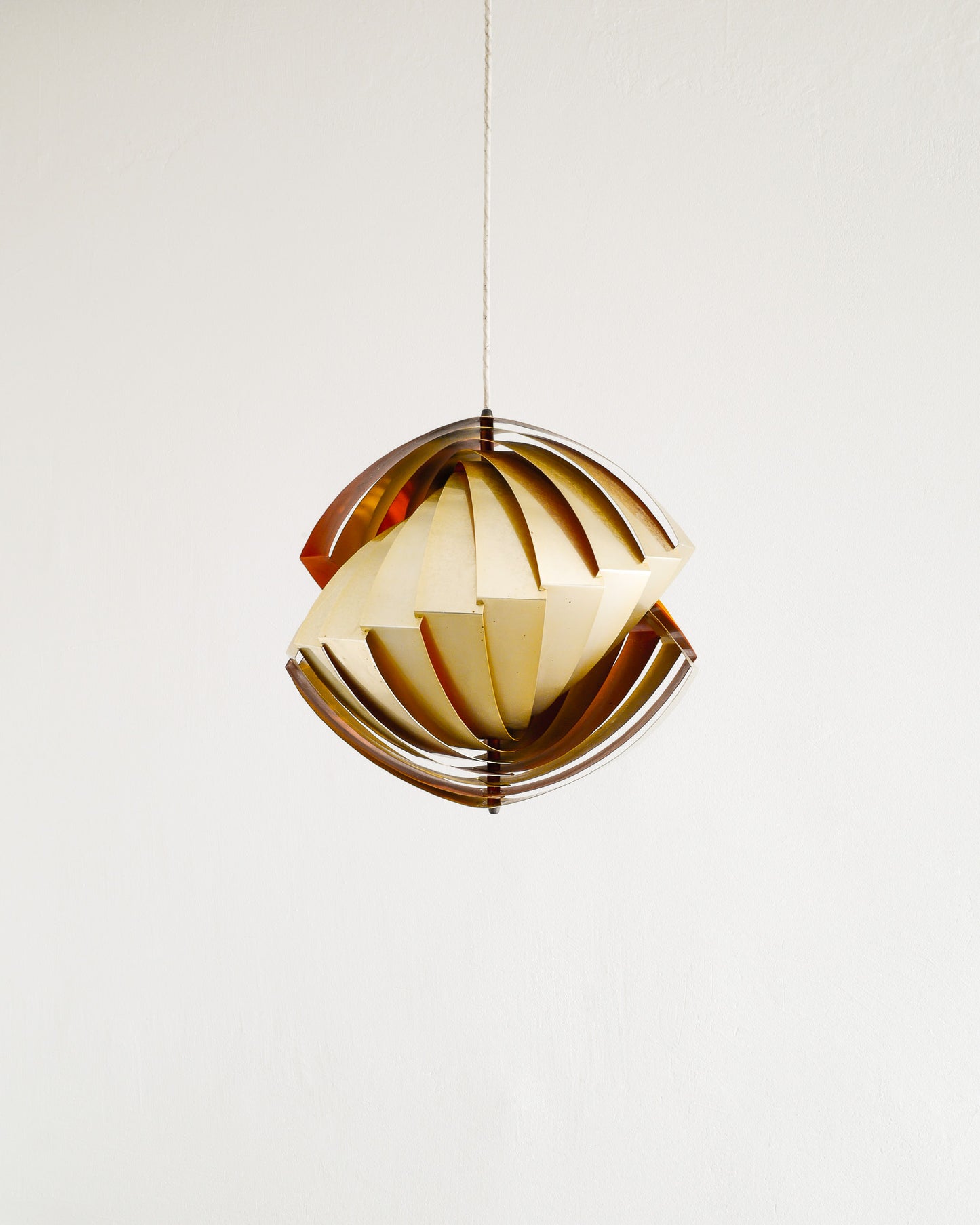 LOUIS WEISDORF "TIVOLI" BRASS PENDANT, 1960s