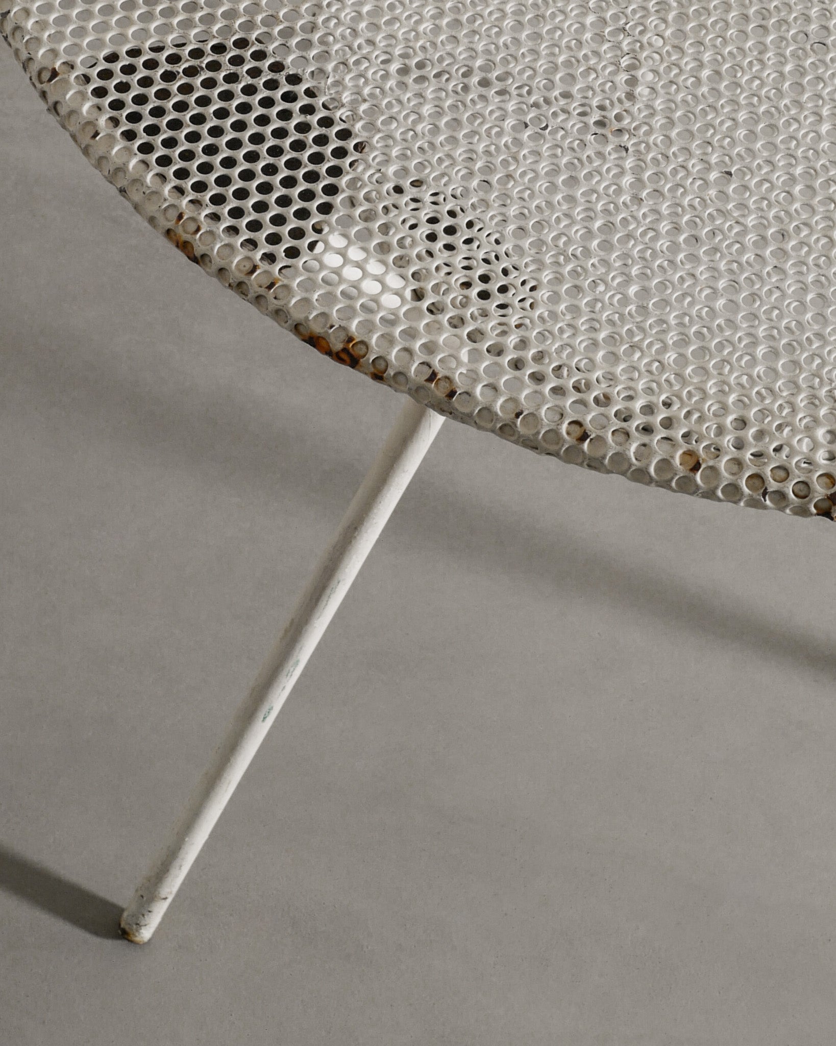 FRENCH METAL TABLE, 1950s