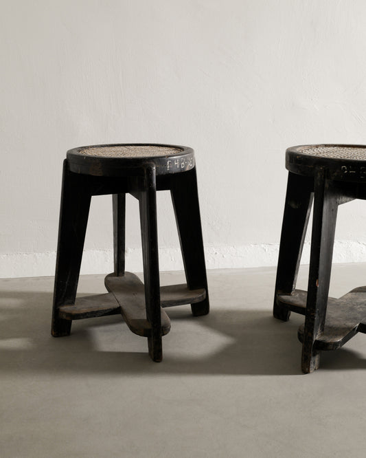 PIERRE JEANNERET STOOLS, 1950s