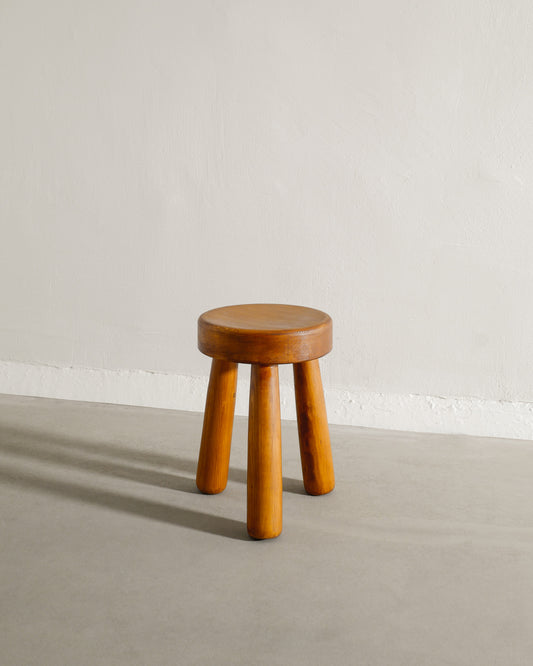 SWEDISH WOODEN TRIPOD STOOL, 1990s