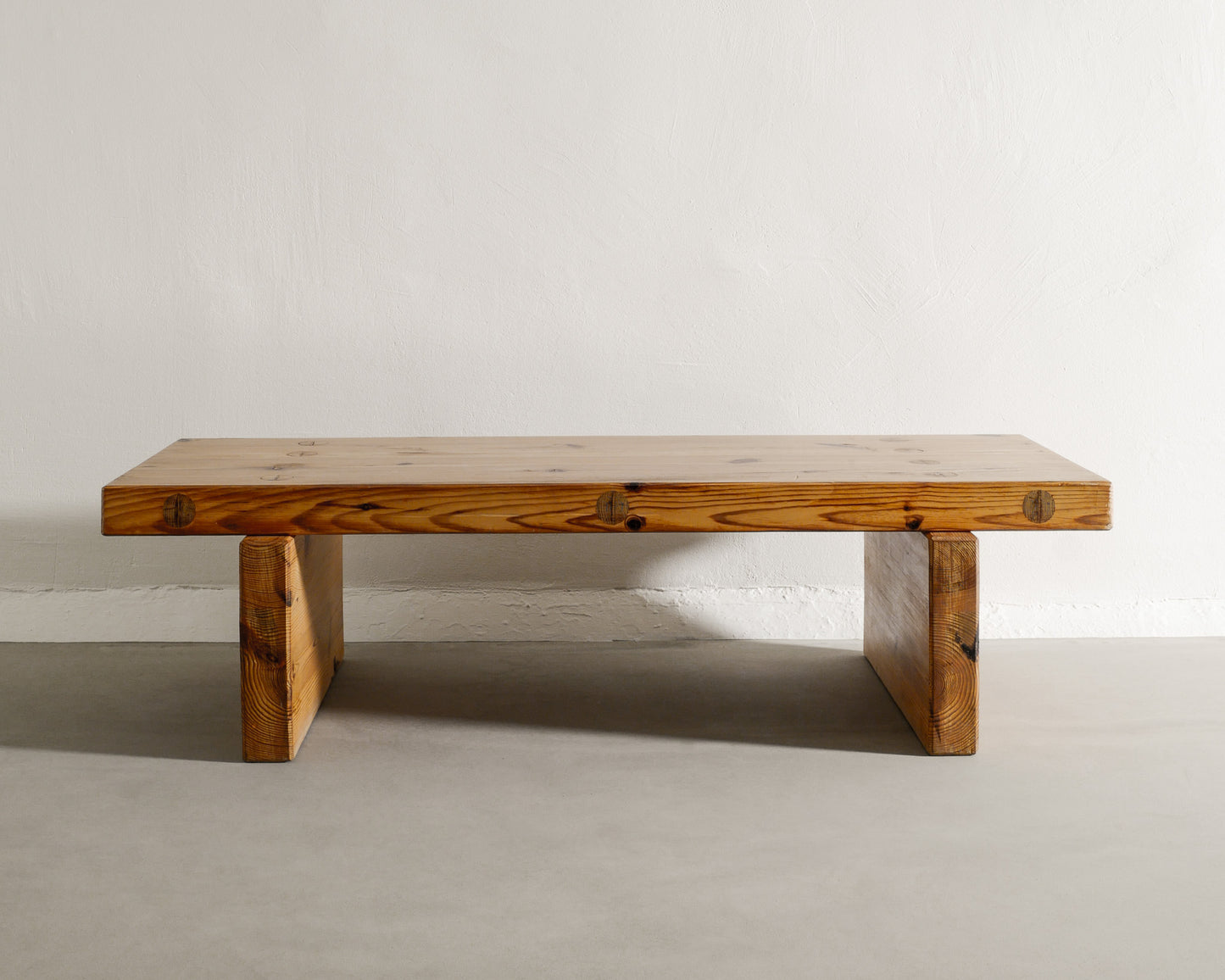 ROLAND WILHELMSSON PINE BENCH, 1970s