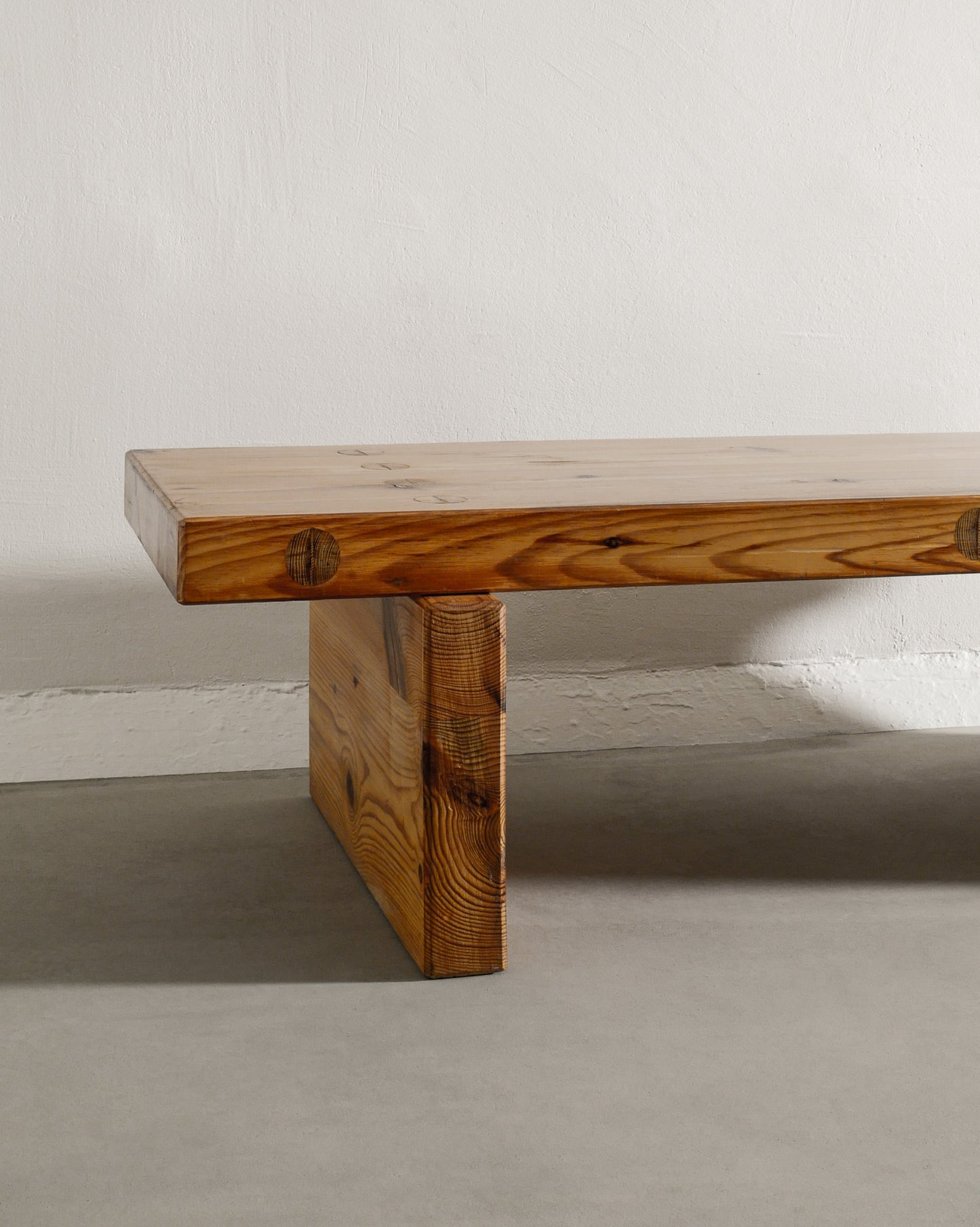 ROLAND WILHELMSSON PINE BENCH, 1970s