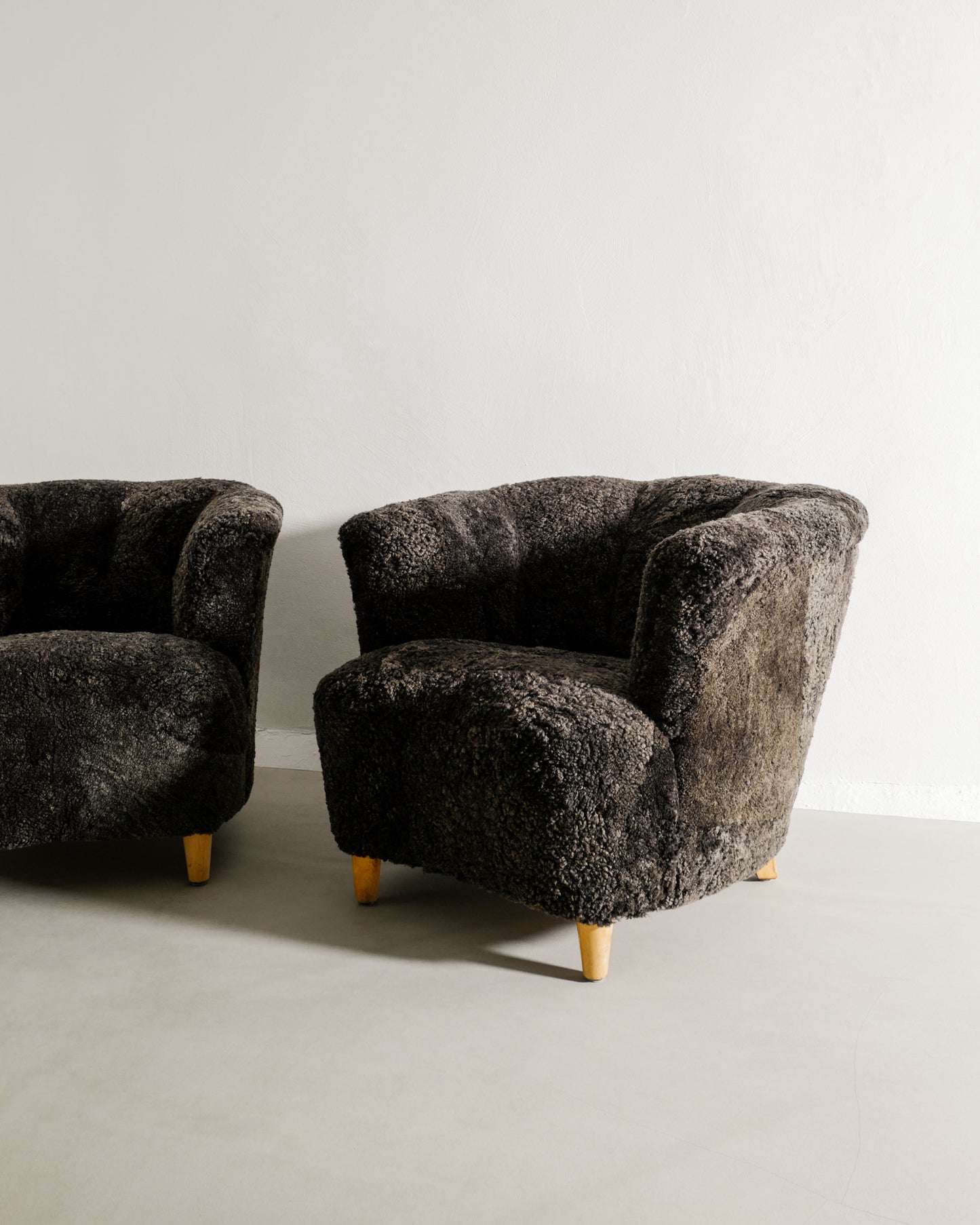 SWEDISH MODERN ARMCHAIRS, 1940s