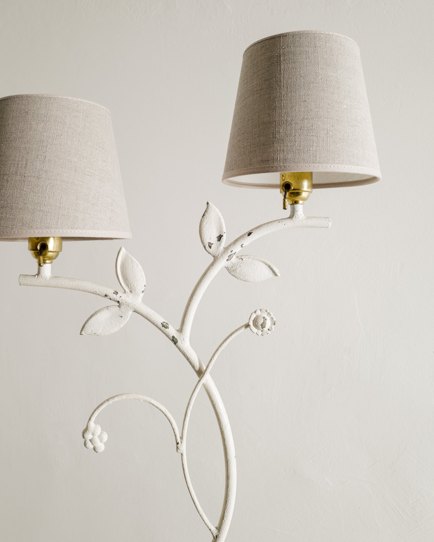 SWEDISH GRACE FLOOR LAMP BY BJERKÅS, 1940s
