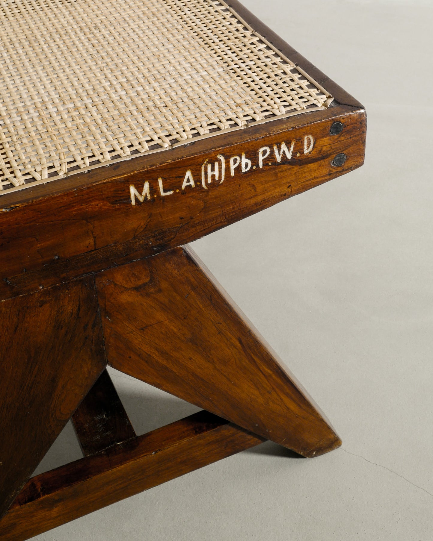 PIERRE JEANNERET TEAK BENCH, 1950s