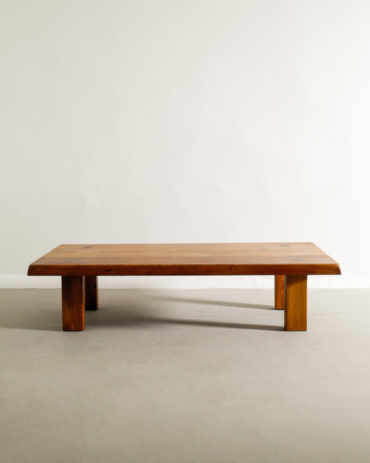 PIERRE CHAPO "T08" COFFEE TABLE, 1970s