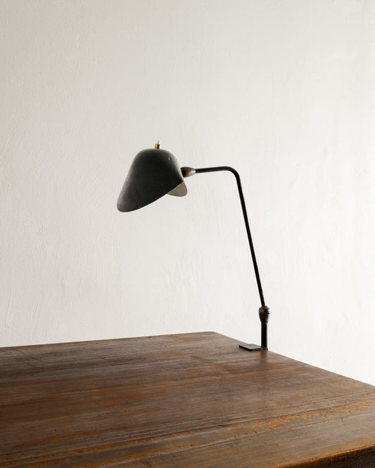 SERGE MOUILLE AGRAFÉE LAMP, 1950s