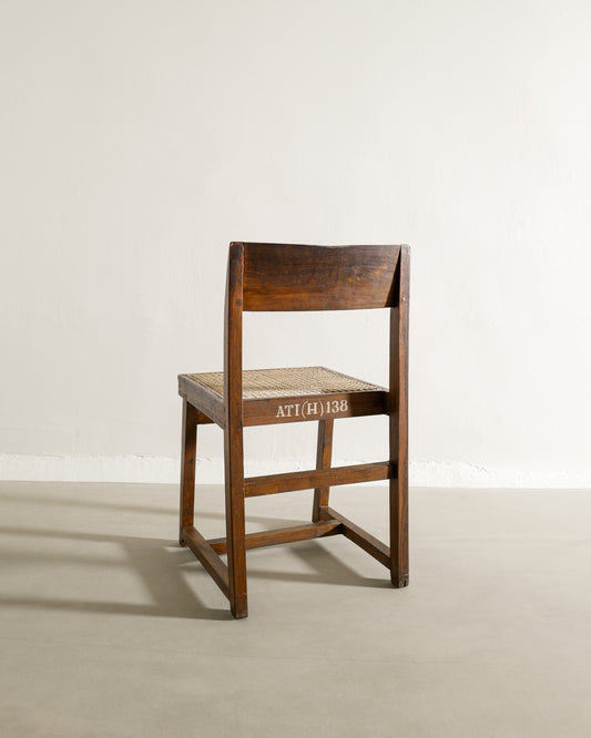 PIERRE JEANNERET BOX CHAIR, 1950s