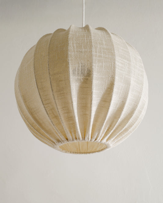 SWEDISH TEXTILE CEILING LAMP, 1960s