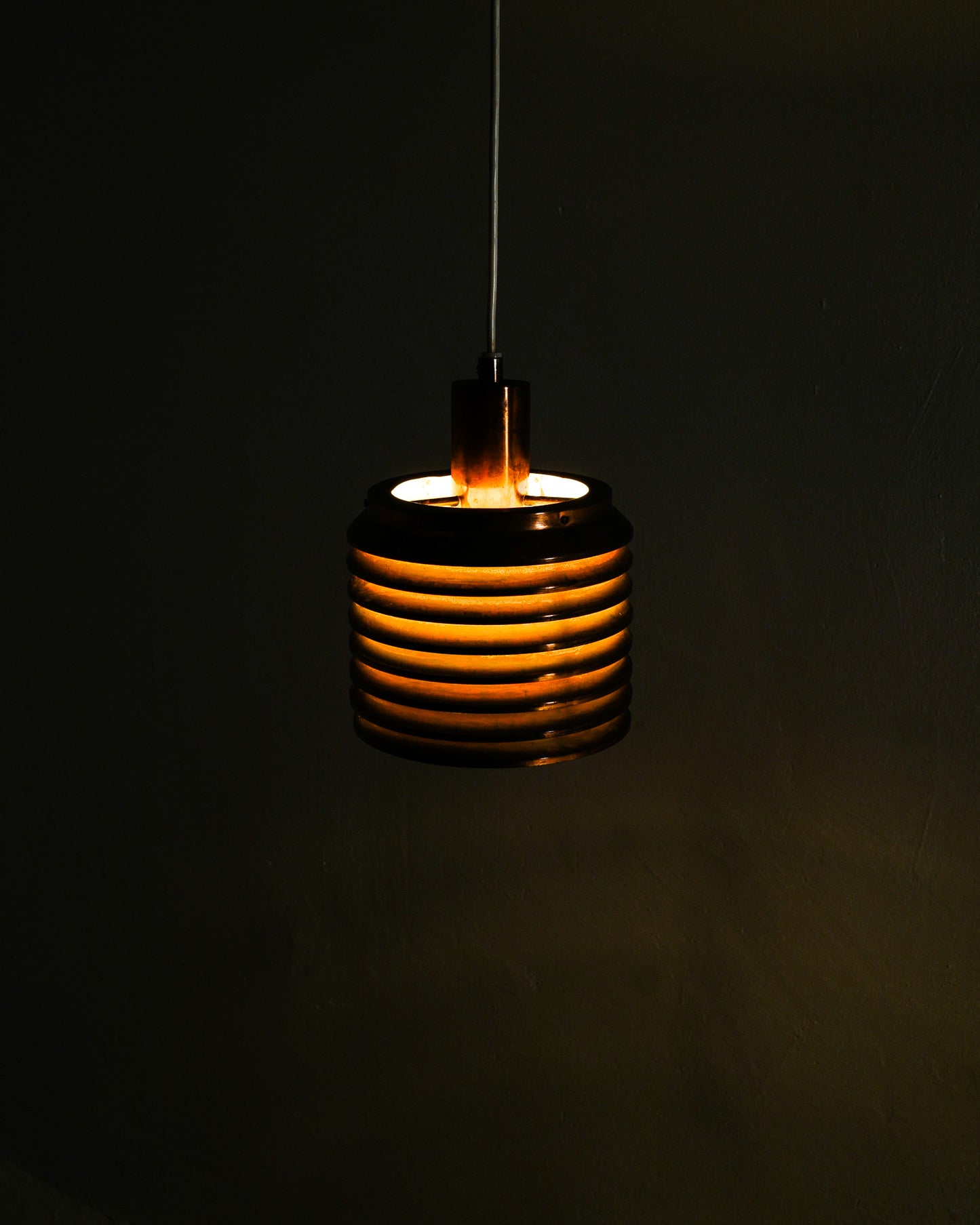 HANS-AGNE JAKOBSSON COPPER PENDANT, 1960s