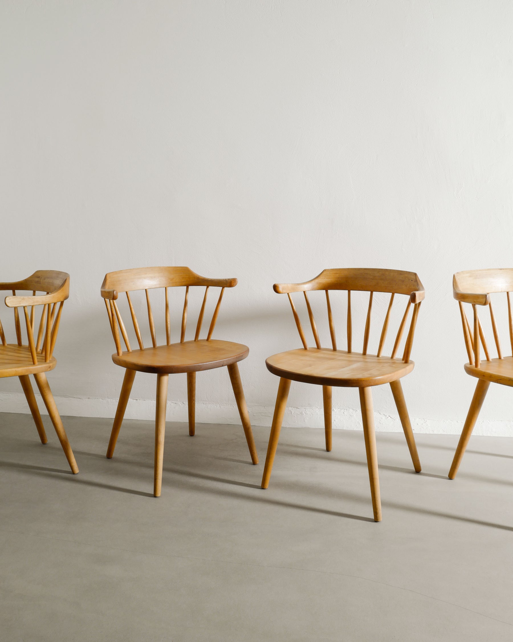 YNGVE EKSTRÖM "SMÅLAND" CHAIRS, 1950s