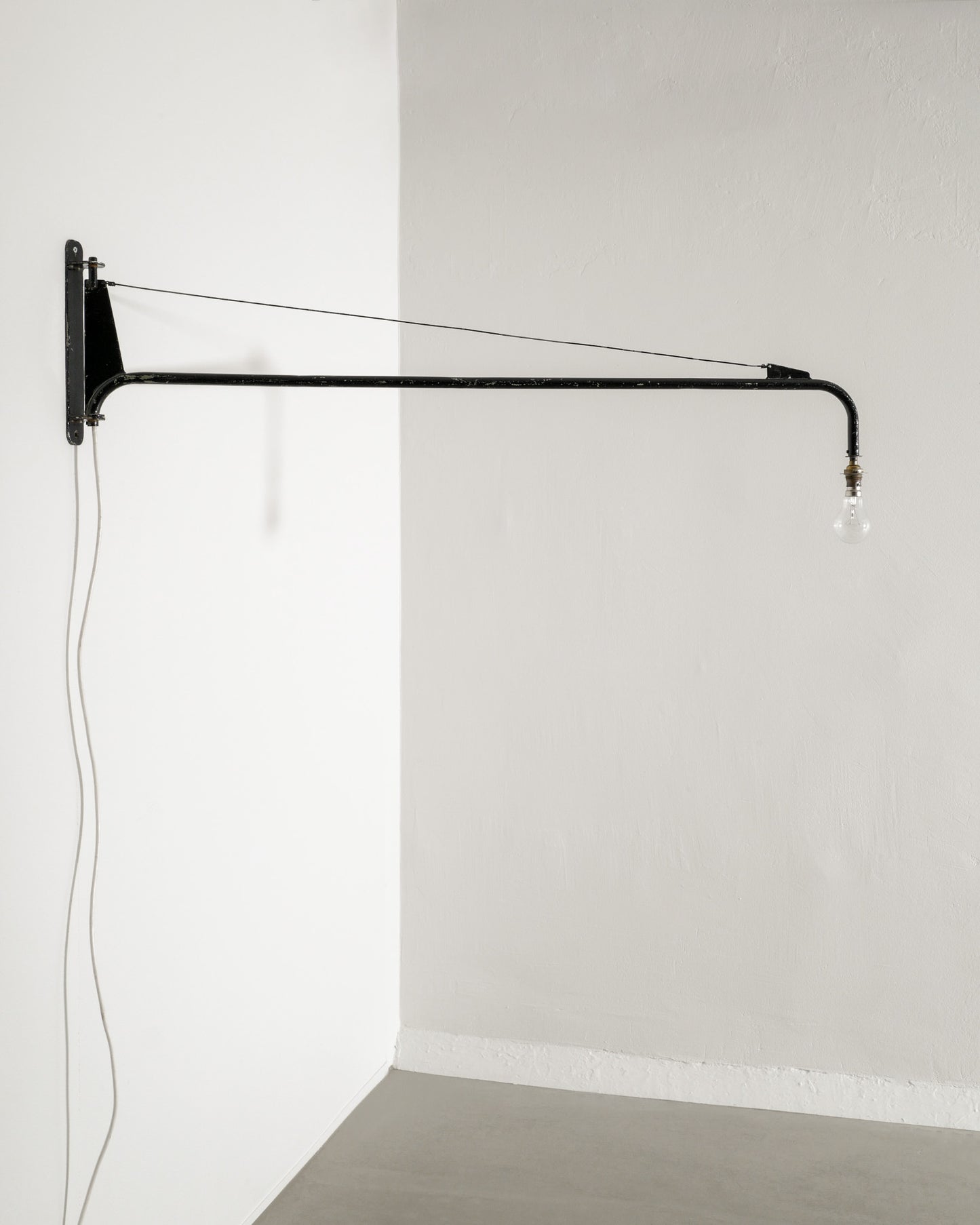 JEAN PROUVÉ "POTENCE" WALL LAMP, 1950s