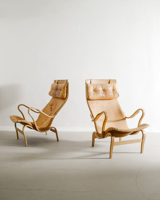 BRUNO MATHSSON "PERNILLA" ARMCHAIRS, 1970s
