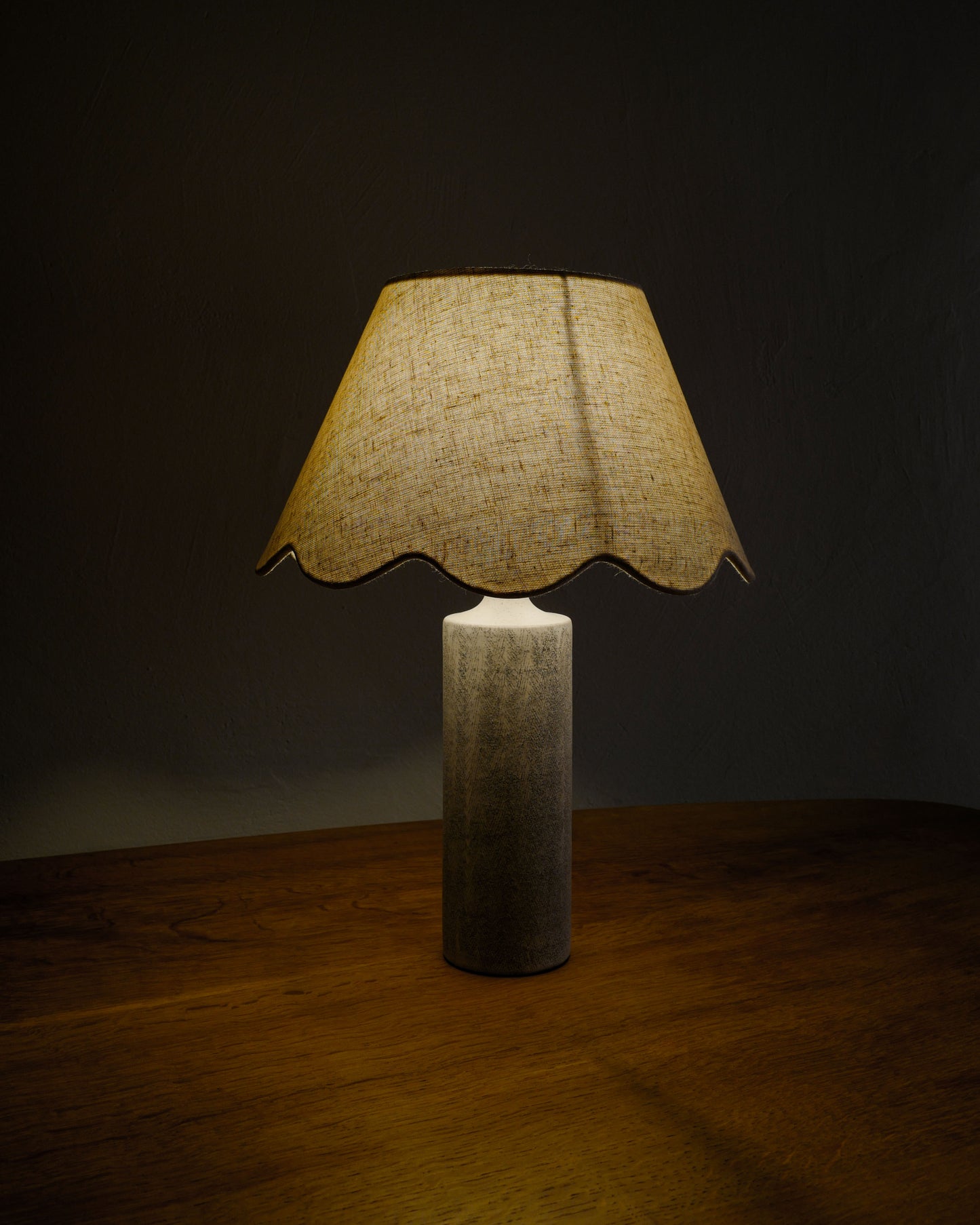 GEORGES JOUVE CERAMIC LAMP, 1950s
