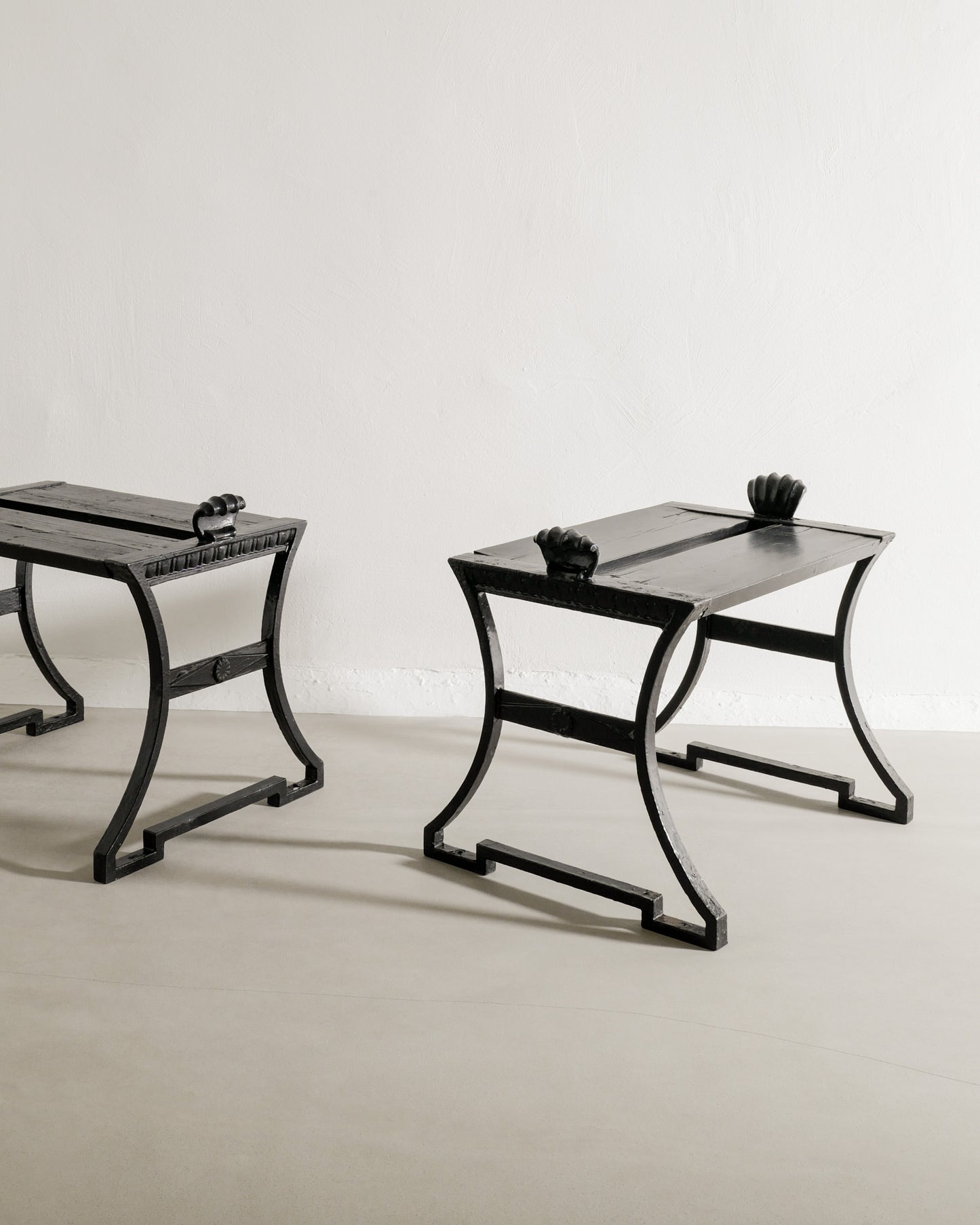 FOLKE BENSOW "No 2 / SNECKAN" BENCHES, 1920s