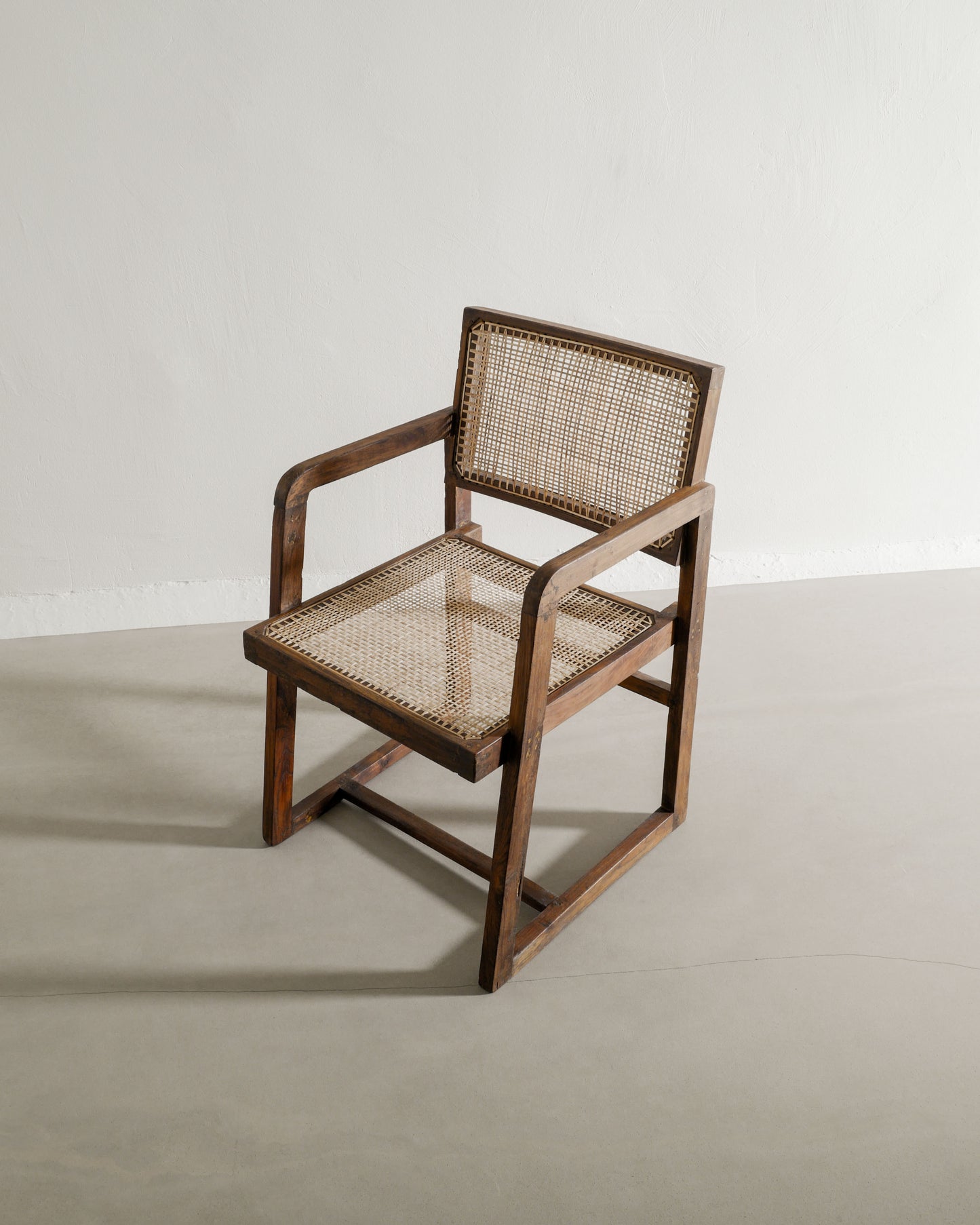 PIERRE JEANNERET BOX CHAIR, 1950s