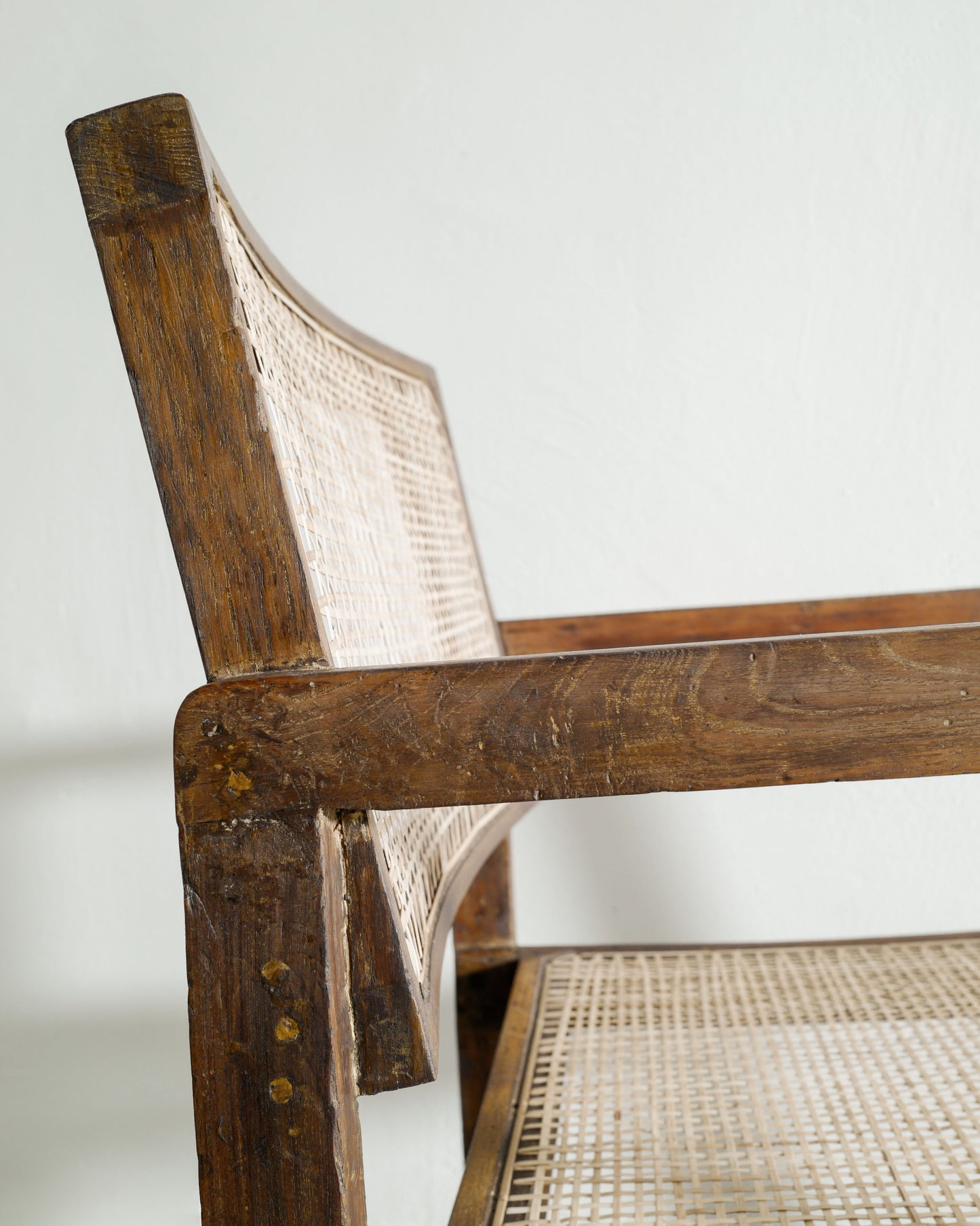 PIERRE JEANNERET BOX CHAIR, 1950s