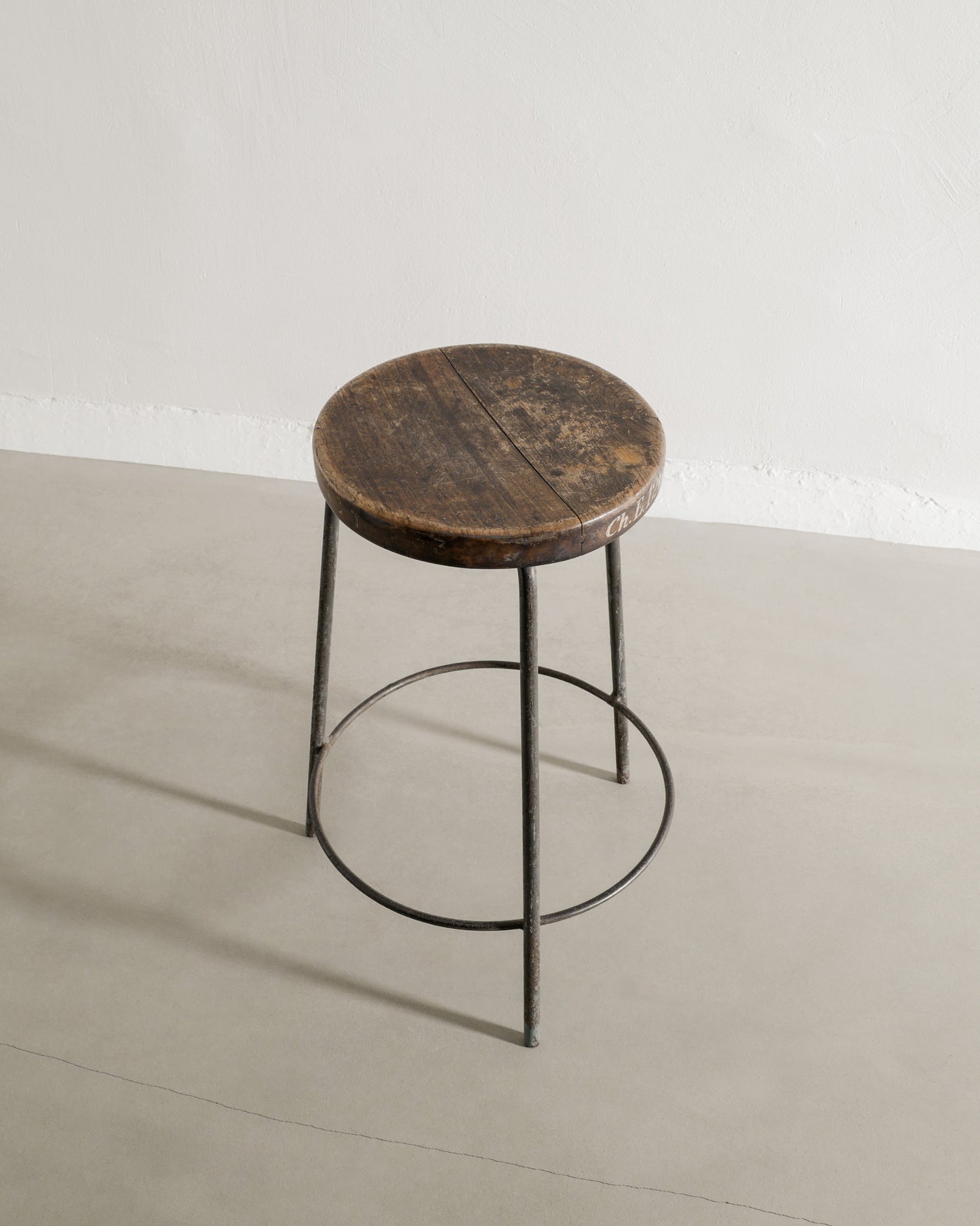 PIERRE JEANNERET HIGH STOOL, 1950s