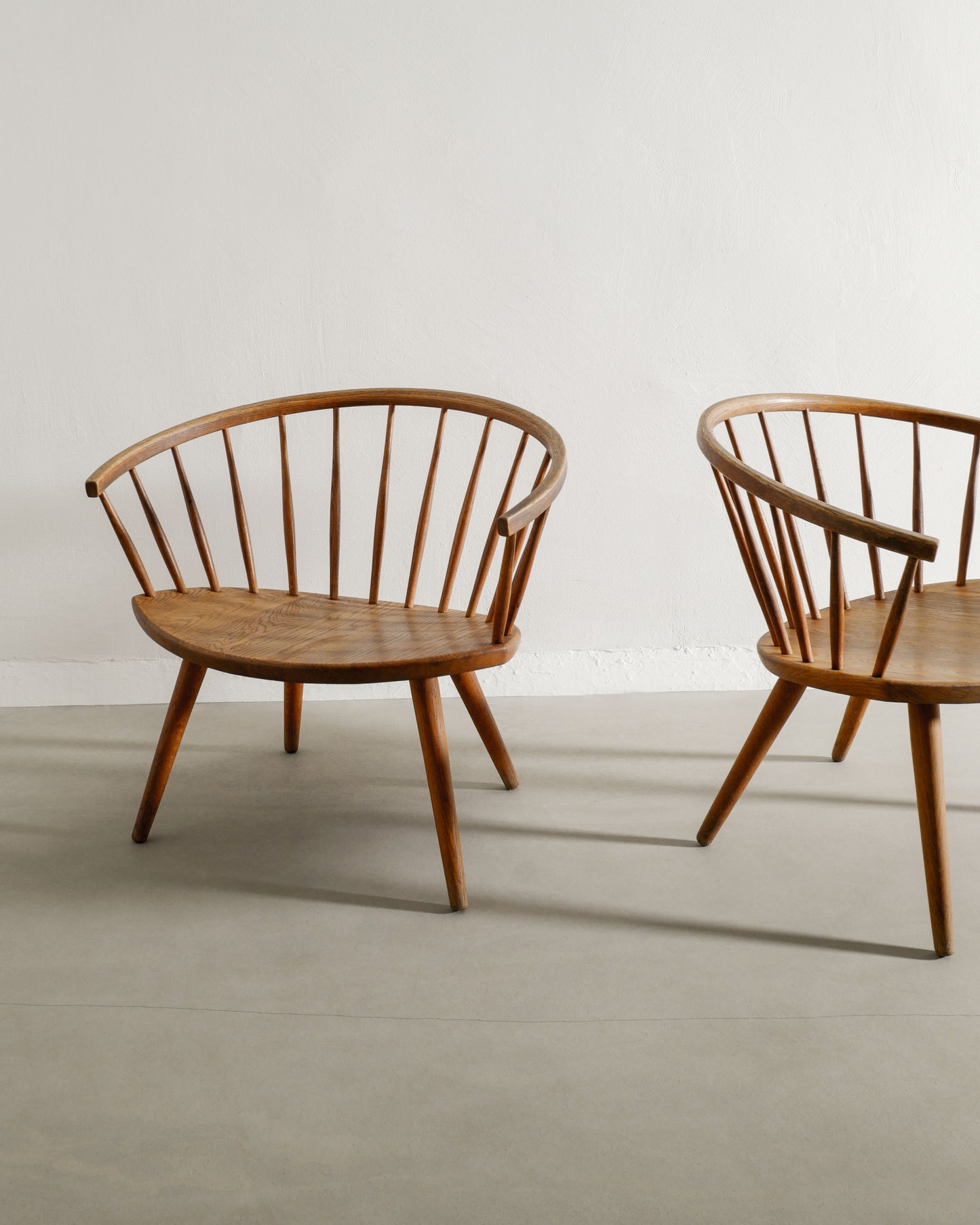 YNGVE EKSTRÖM "ARKA" EASY CHAIRS, 1950s