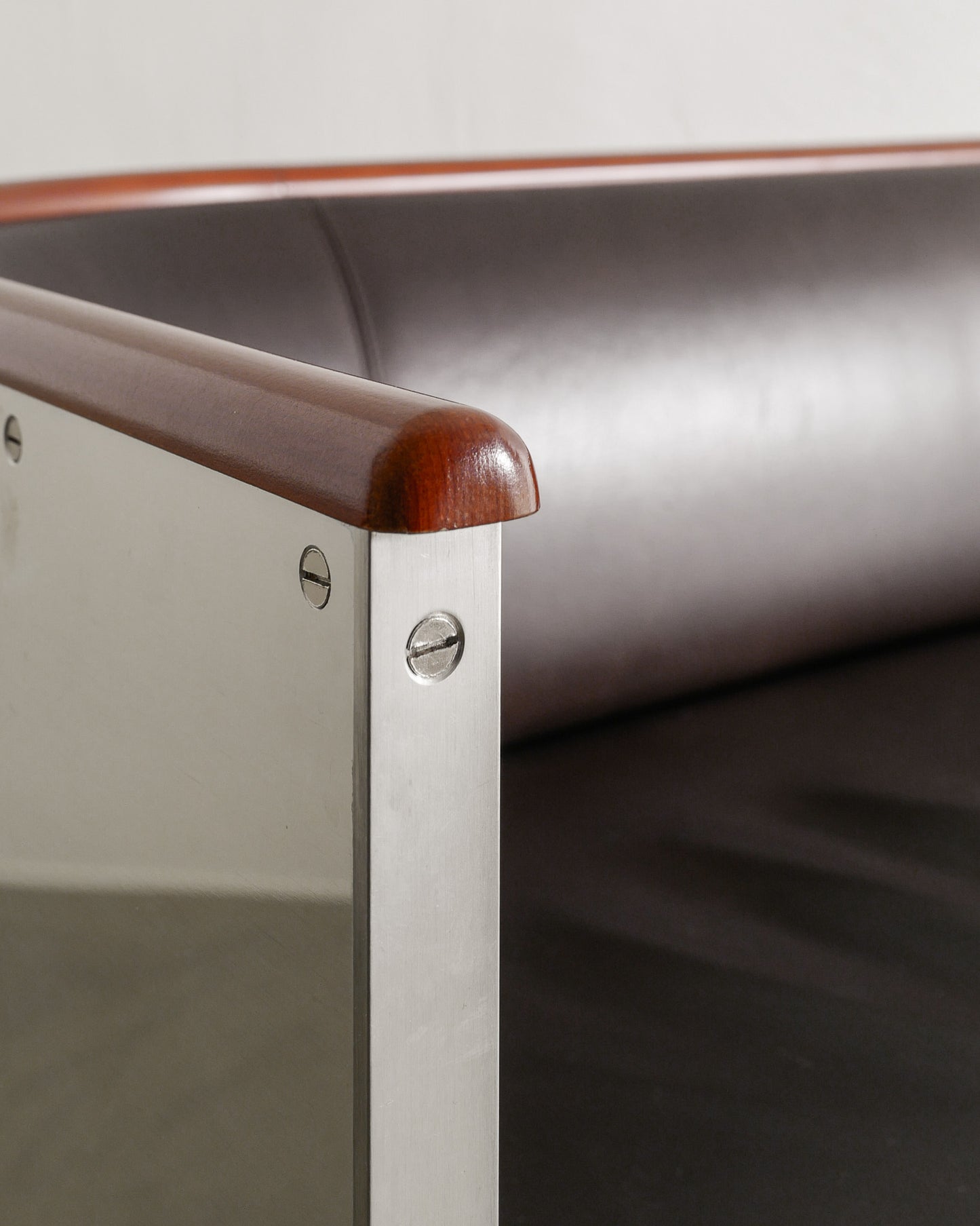 MATS THESELIUS ALUMINUM SOFA, 1990s
