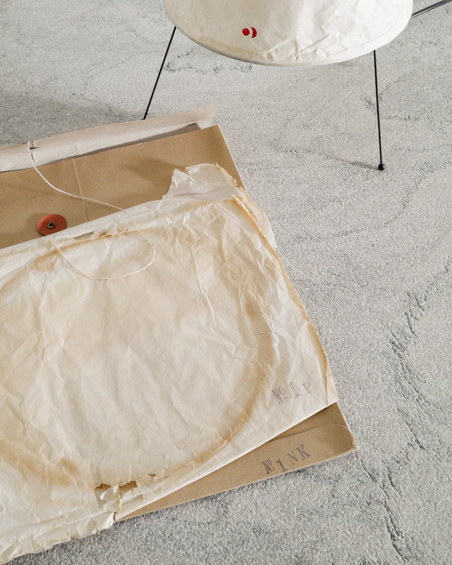ISAMU NOGUCHI "1P" TABLE LAMP, 1960s