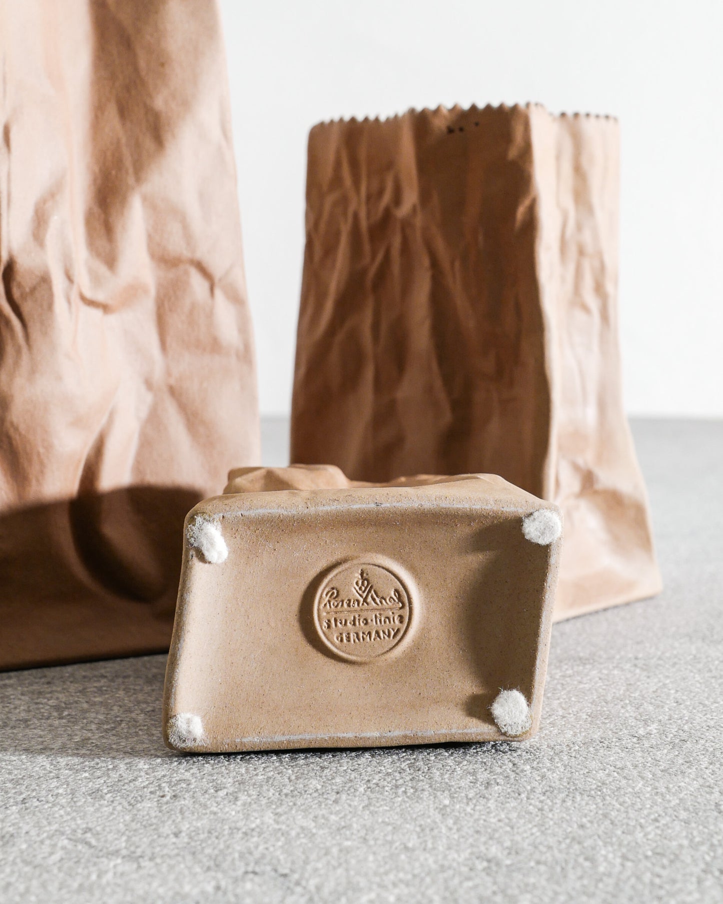TAPIO WIRKKALA "PAPER BAG" VASES, 1970s