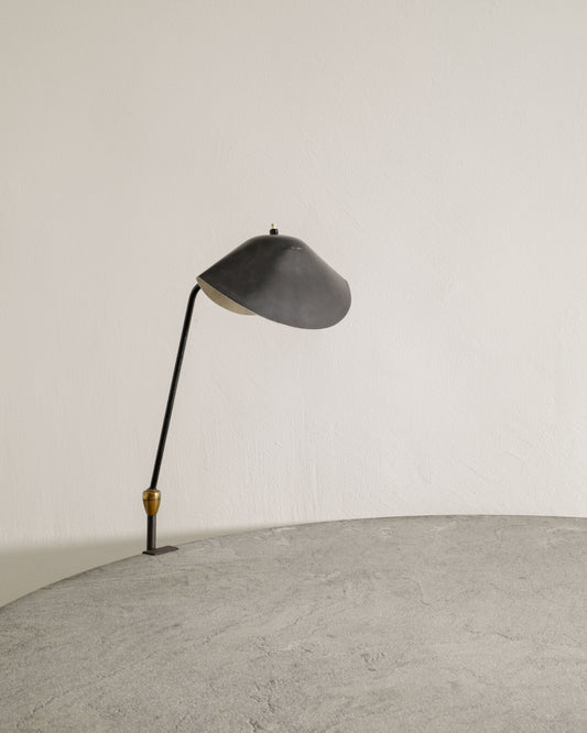 SERGE MOUILLE AGRAFÉE DESK LAMP, 1950s