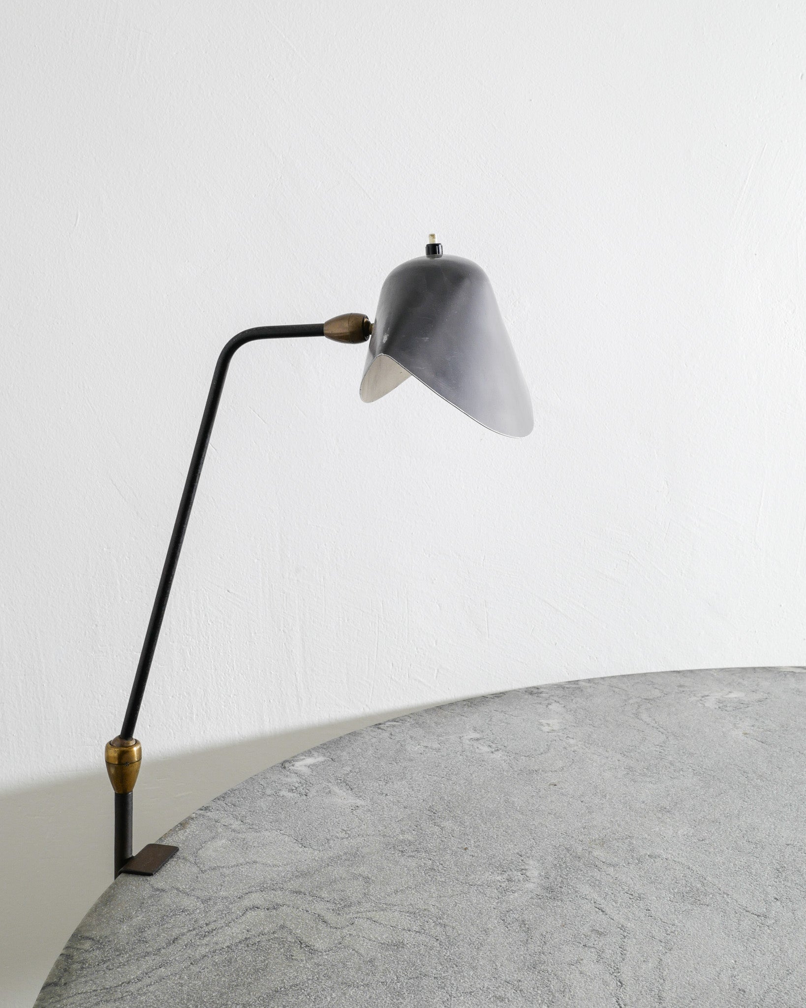 SERGE MOUILLE AGRAFÉE CLIP LAMP, 1950s